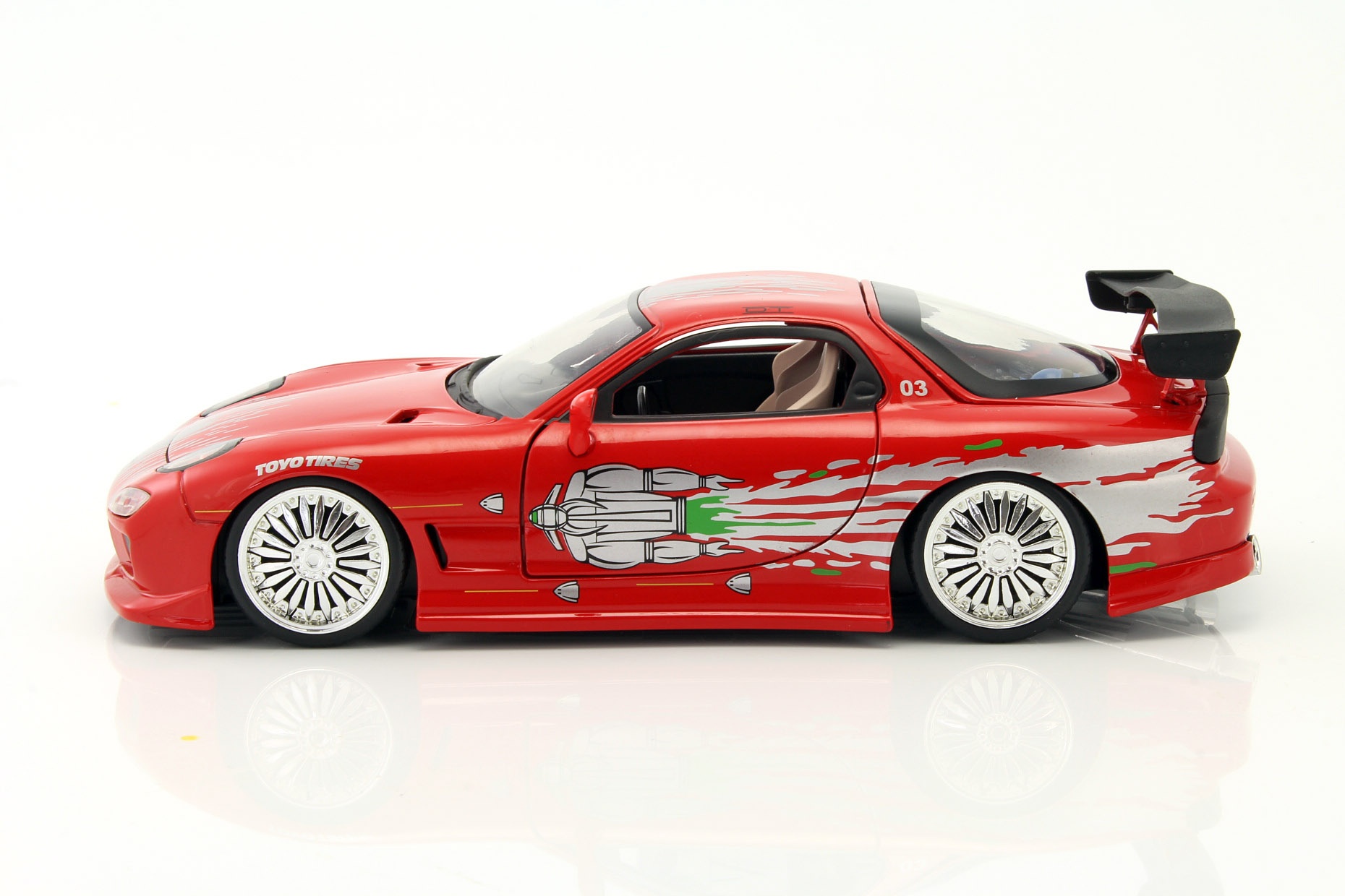 Dom's Mazda RX-7 Fast and Furious rot  Jada Toys
