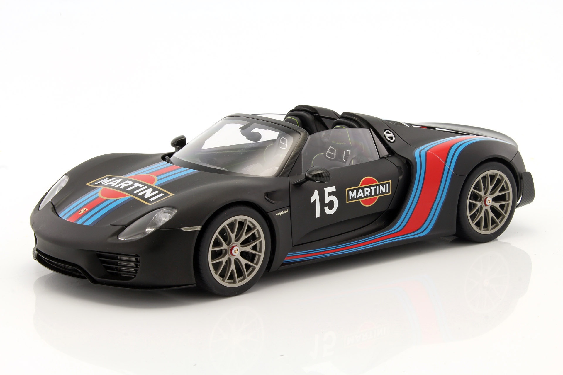 Porsche 918 Spyder Weissach Package Martini Baujahr 2013 schwarz  