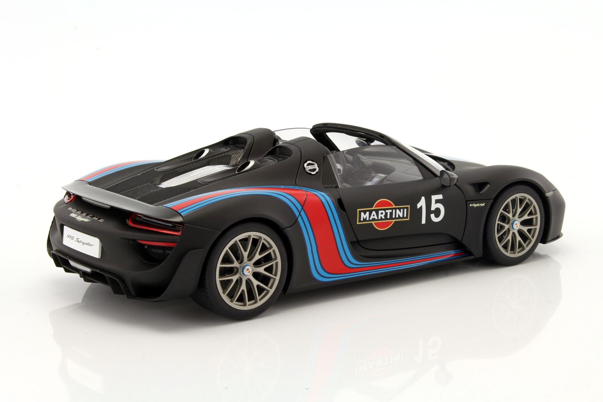 Porsche 918 Spyder Weissach Package Martini Baujahr 2013 schwarz  