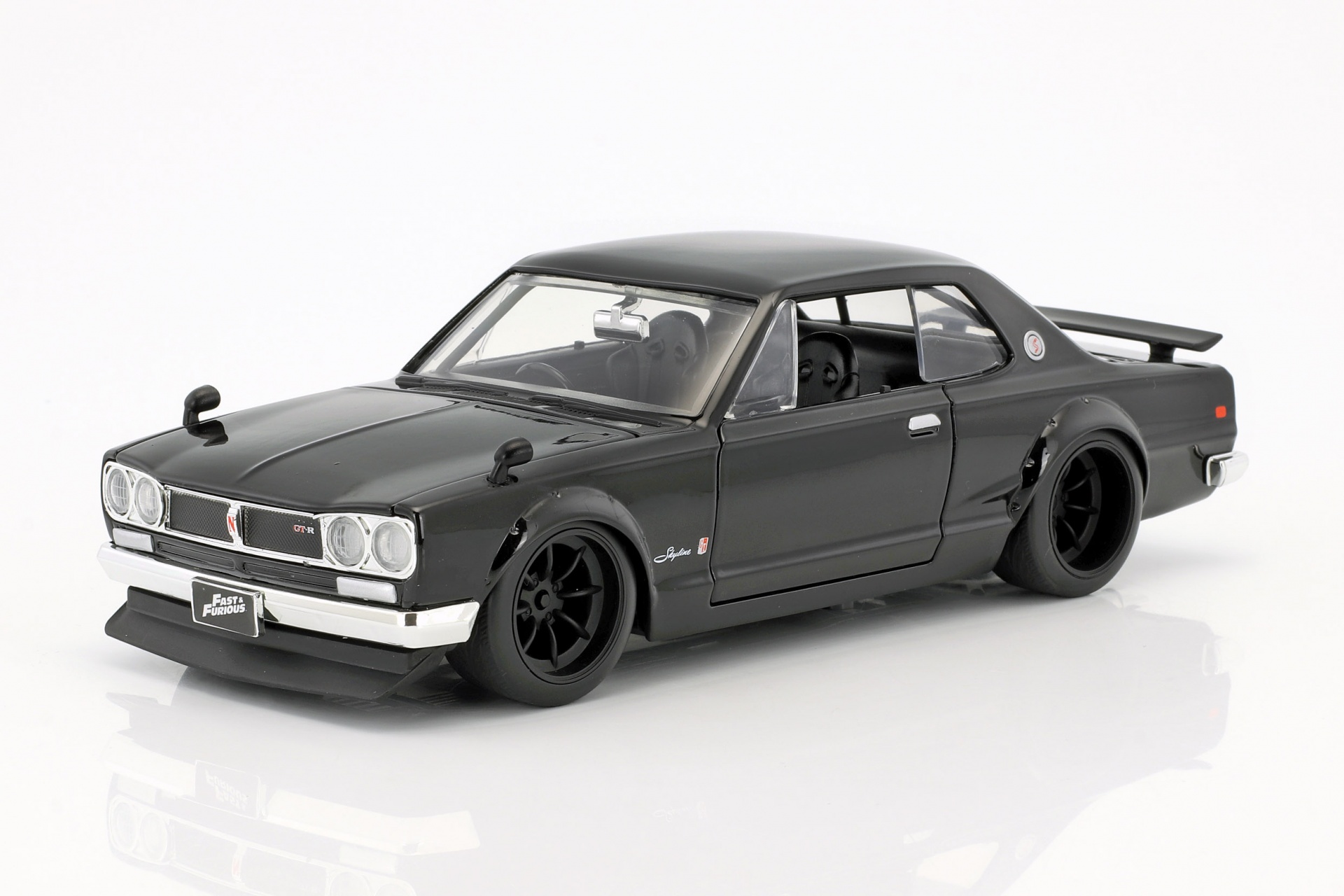 Brian's Nissan Skyline 2000 GTR Film Fast & Furious Five (2011) schwarz  Jada Toys