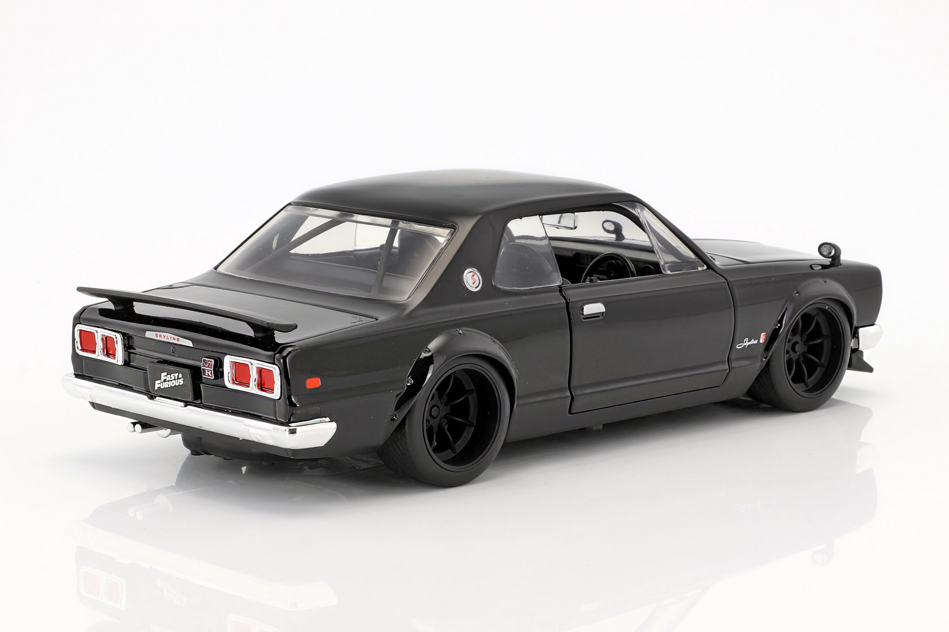 Brian's Nissan Skyline 2000 GTR Film Fast & Furious Five (2011) schwarz  Jada Toys