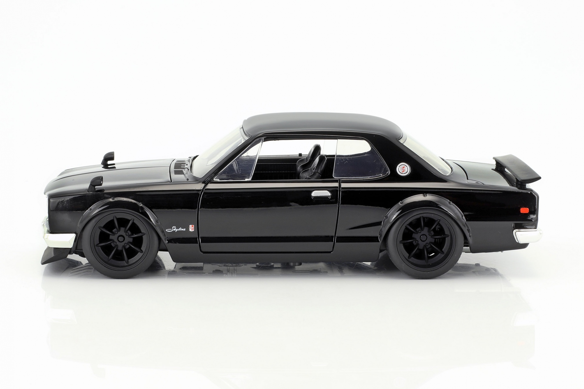 Brian's Nissan Skyline 2000 GTR Film Fast & Furious Five (2011) schwarz  Jada Toys