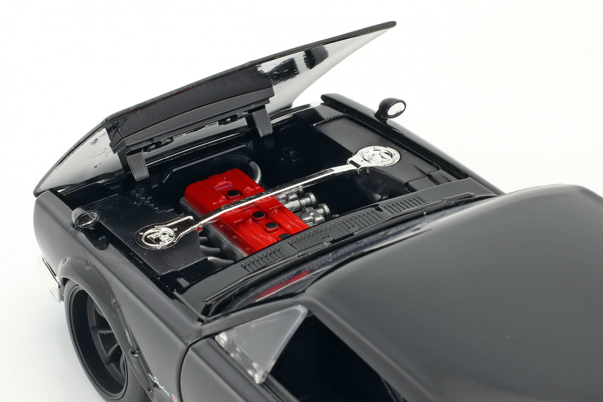 Brian's Nissan Skyline 2000 GTR Film Fast & Furious Five (2011) schwarz  Jada Toys
