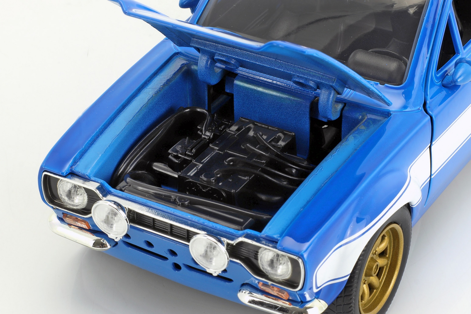Brian's Ford Escort RS2000 MKI Fast & Furious 6 2013 blau / wei&szlig;  Jada Toys