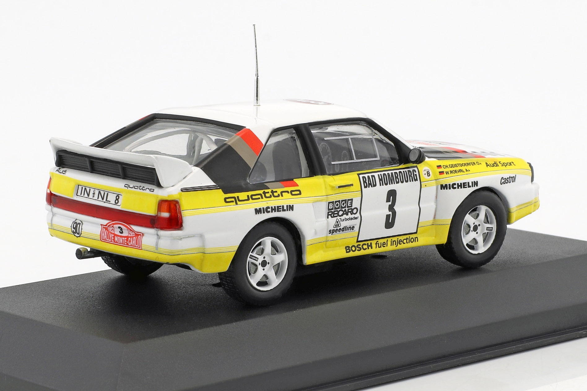 Audi Sport Quattro #3 2nd Rallye Monte Carlo 1985 R&ouml;hrl, Geistd&ouml;rfer  