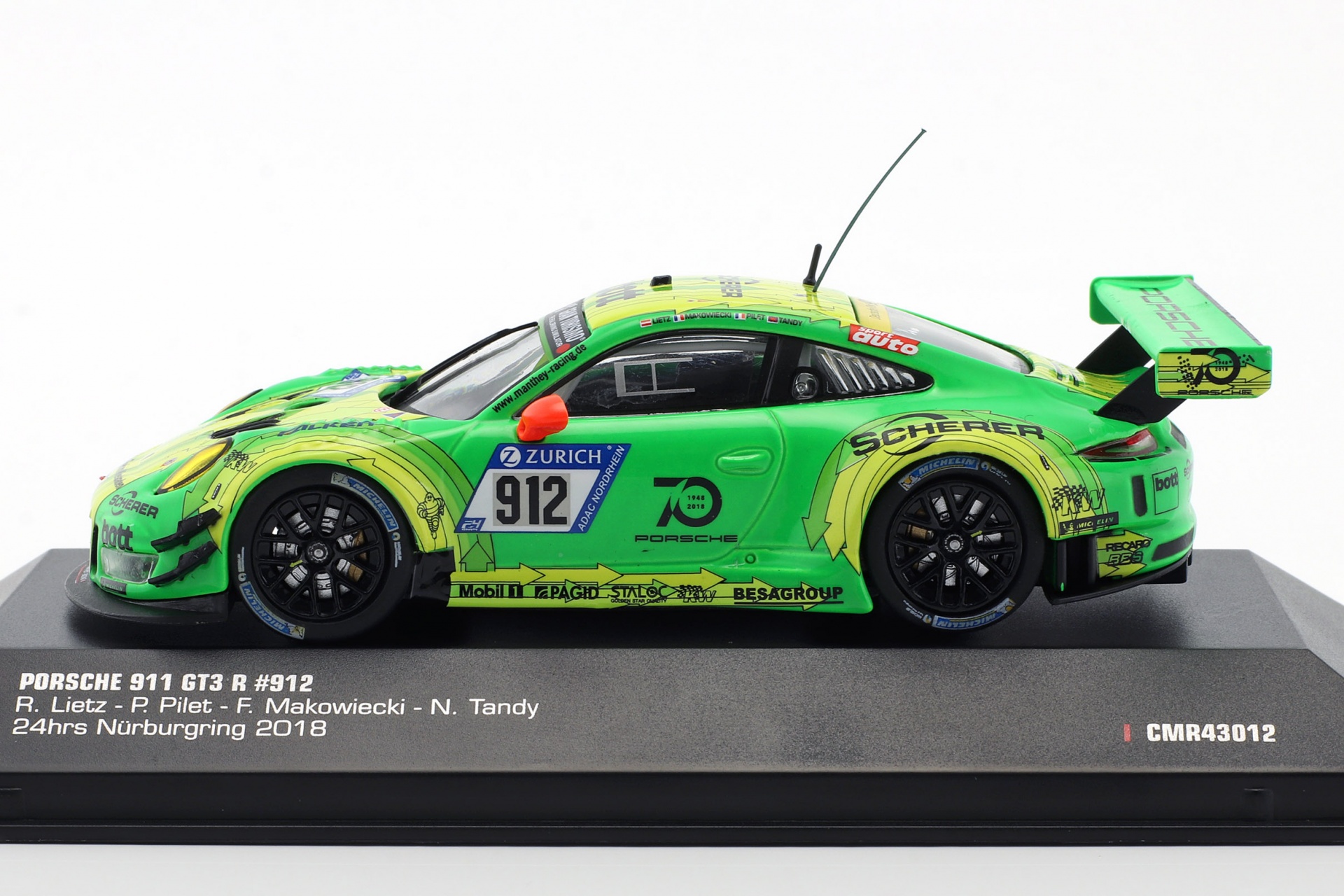 Porsche 911 (991) GT3 R #912 Winner 24h N&uuml;rburgring 2018  
