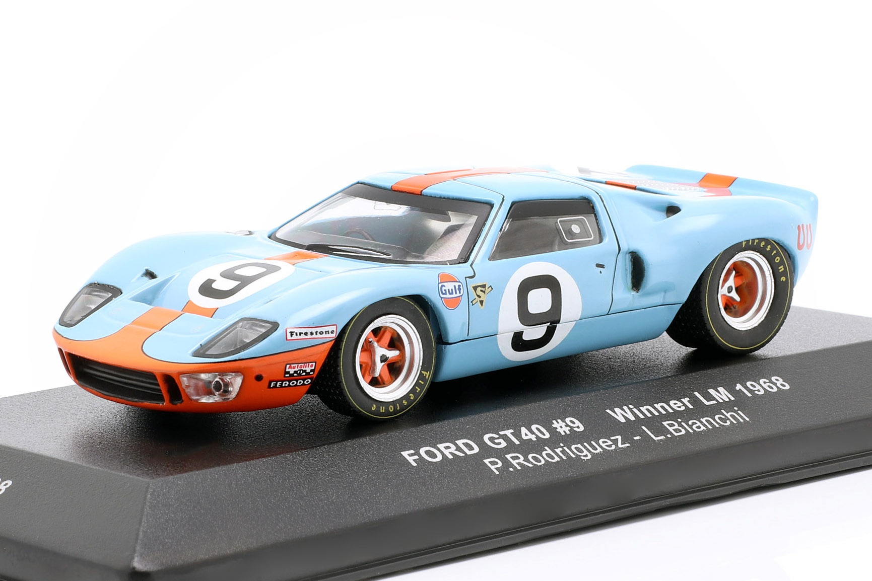 Ford GT40 Gulf #9 Winner 24h LeMans 1968 Rodriguez, Bianchi  