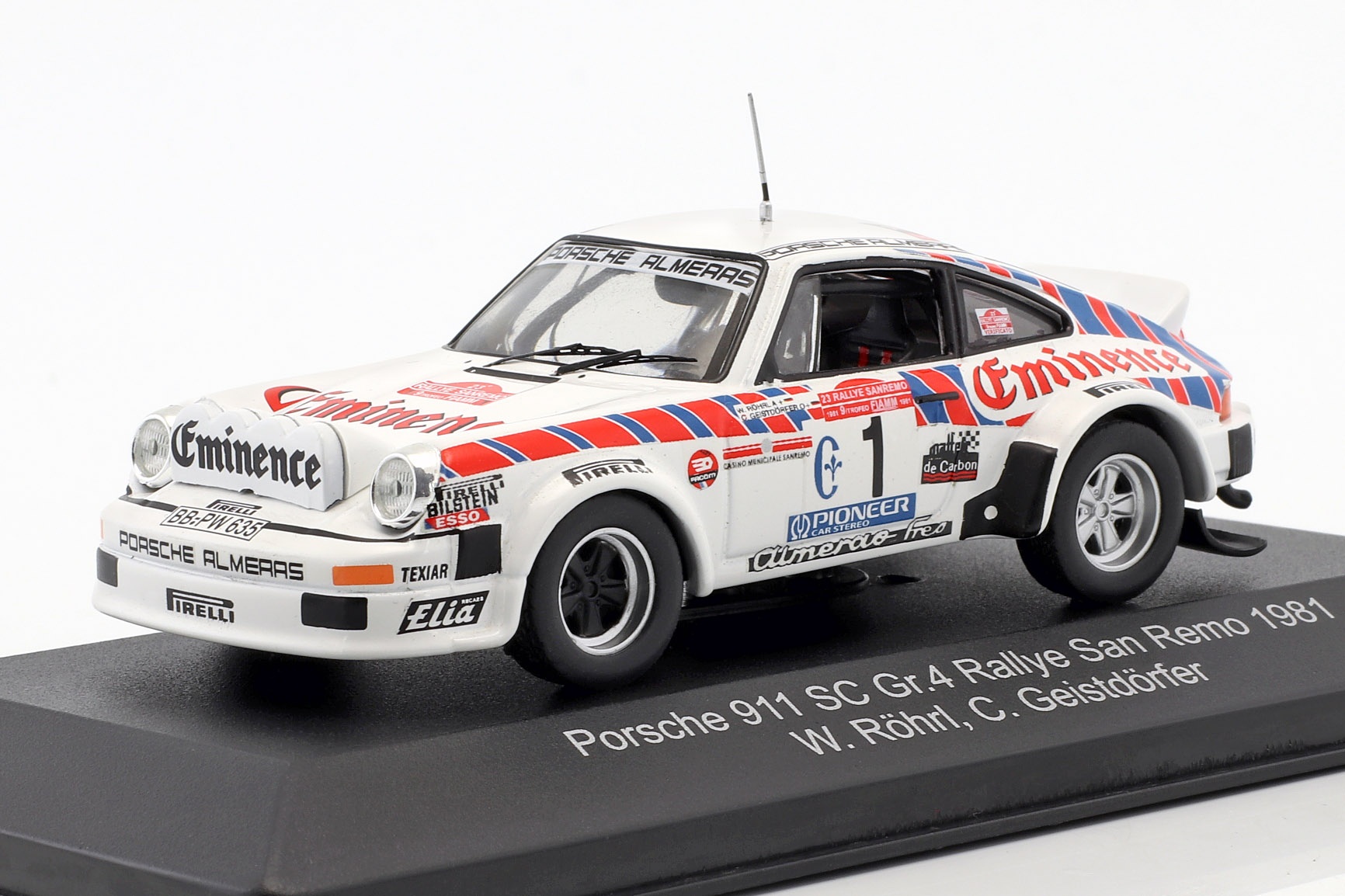 Porsche 911 SC Gr.4 #1 Rallye San Remo 1981 R&ouml;hrl, Geistd&ouml;rfer  