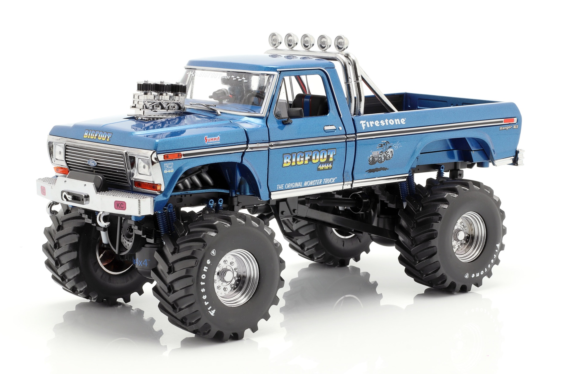 Ford F-250 Monster Truck Bigfoot #1 Baujahr 1974 blau  