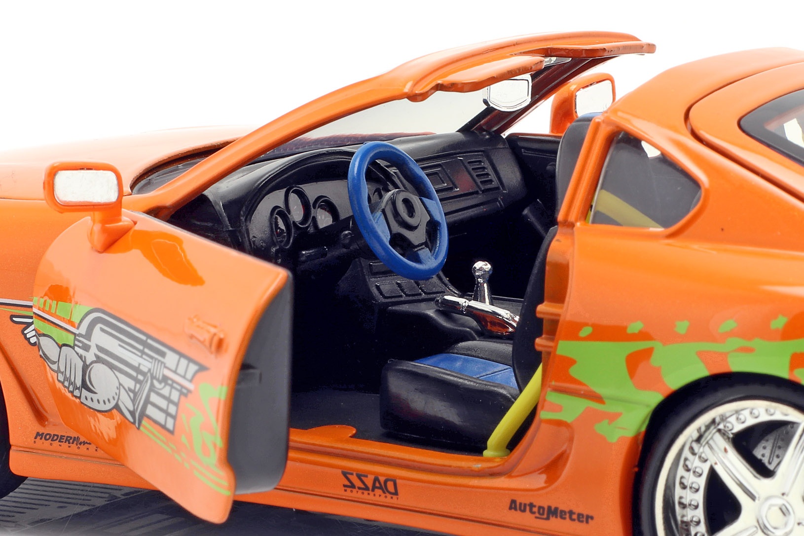 Brian's Toyota Supra 1995 Film Fast & Furious (2001) mit Figur  Jada Toys