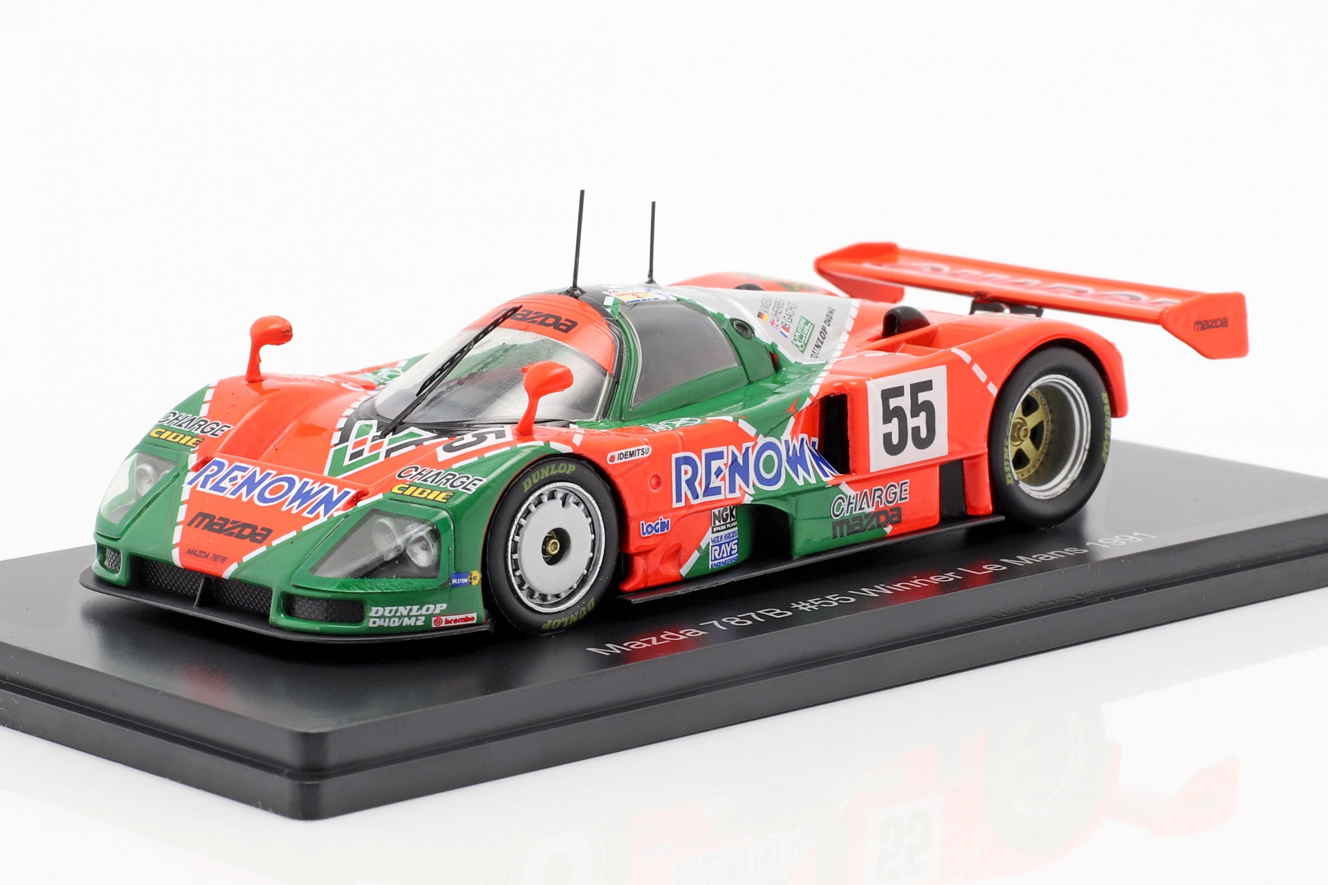 Mazda 787B #55 Sieger 24h LeMans 1991 Weidler, Herbert, Gachot  