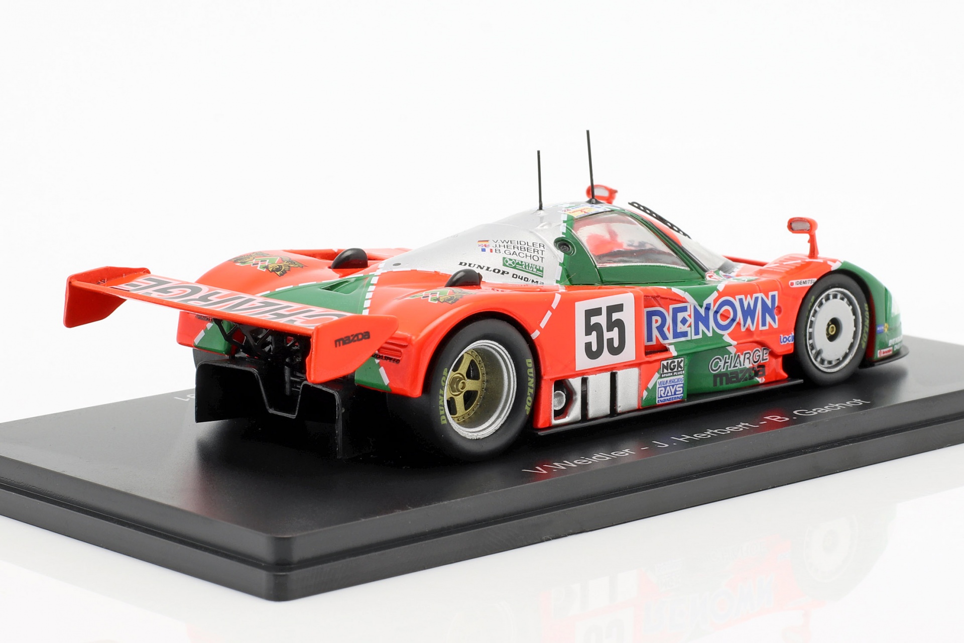 Mazda 787B #55 Sieger 24h LeMans 1991 Weidler, Herbert, Gachot  