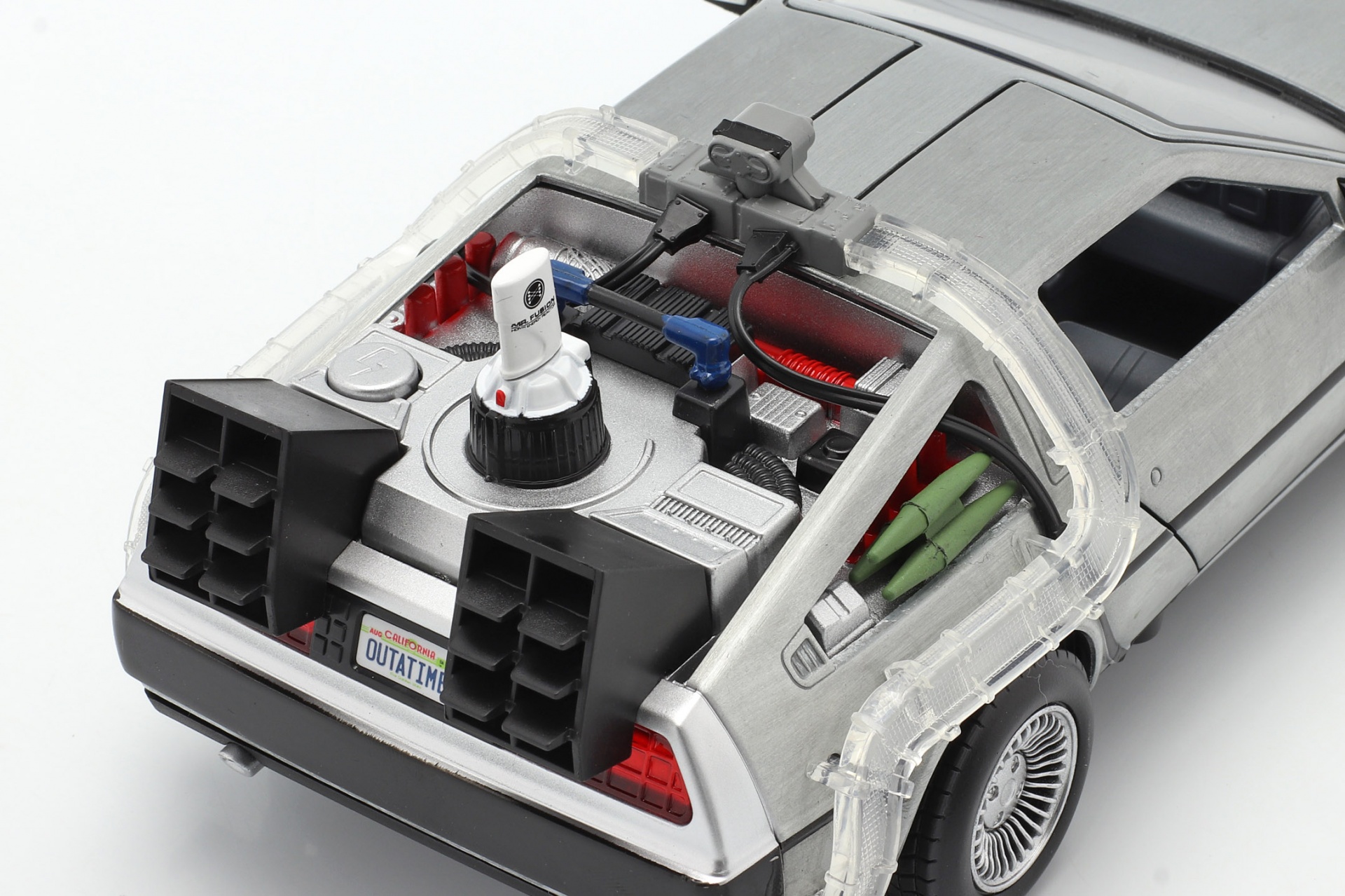 DeLorean Time Machine Flying Wheel Version Back to the Future II (1989) silber  Jada Toys