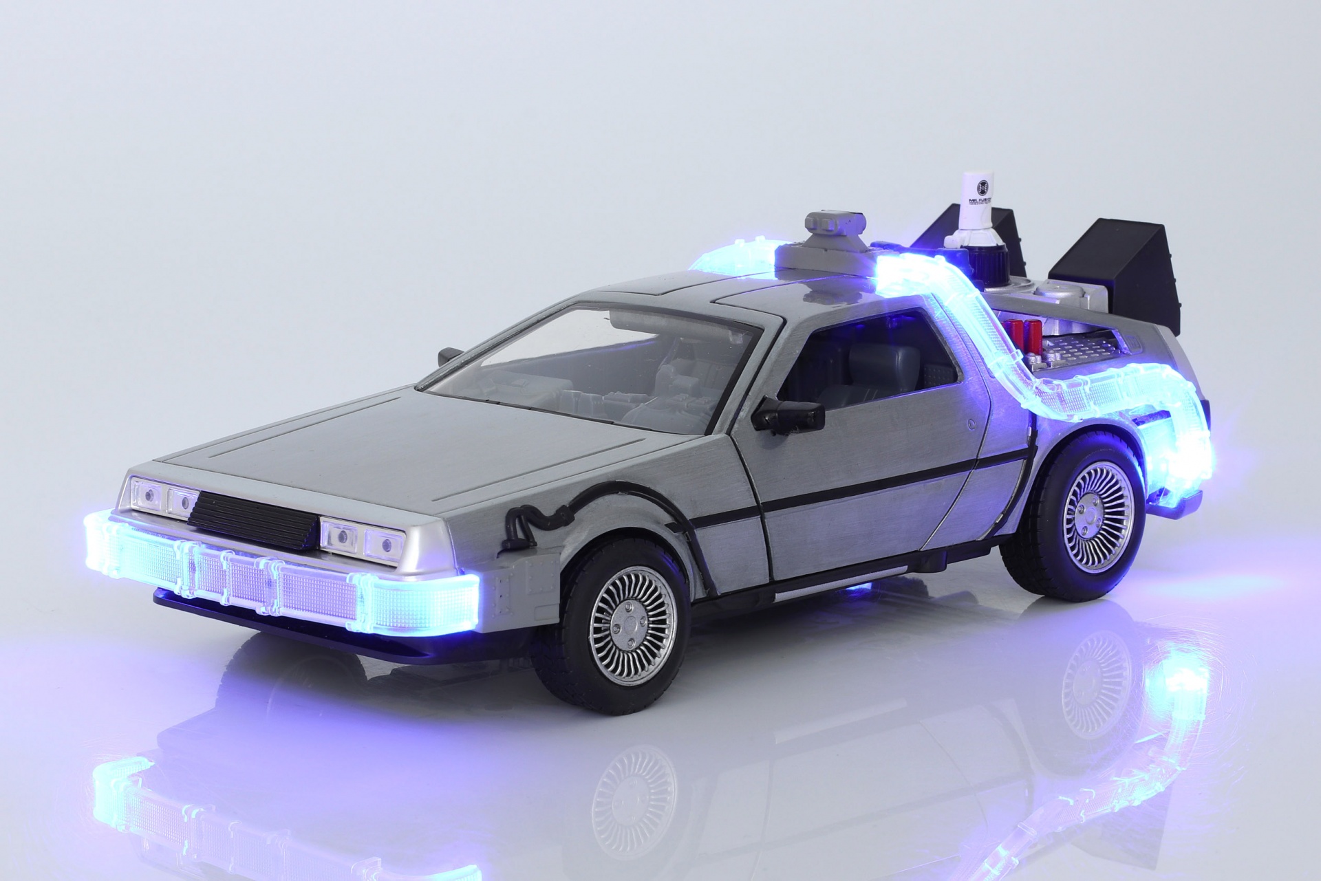 DeLorean Time Machine Flying Wheel Version Back to the Future II (1989) silber  Jada Toys