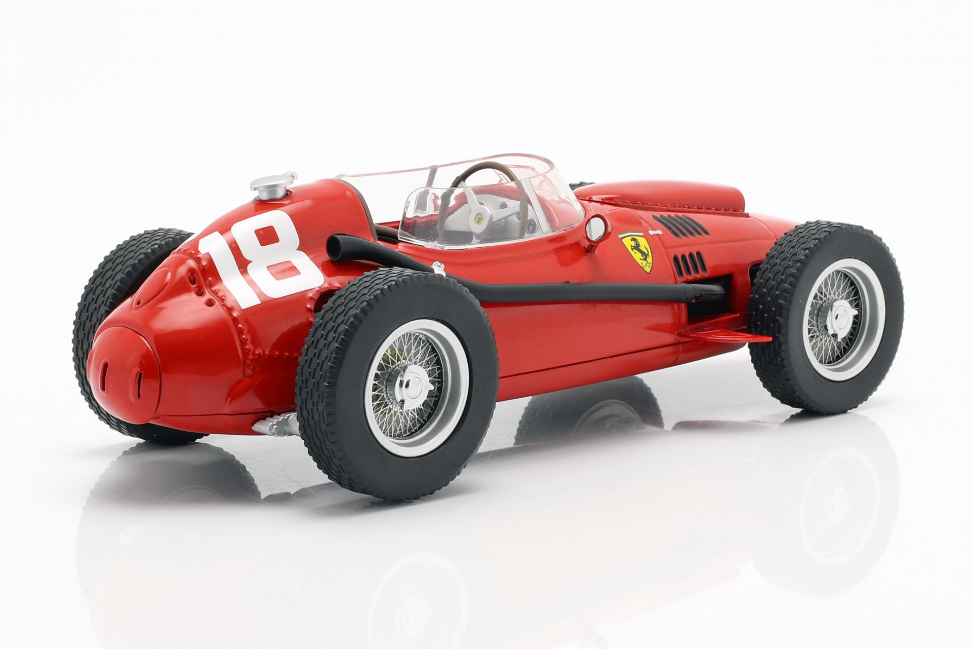 Phil Hill Ferrari Dino 246 #18 3rd Italian GP Formel 1 1958  
