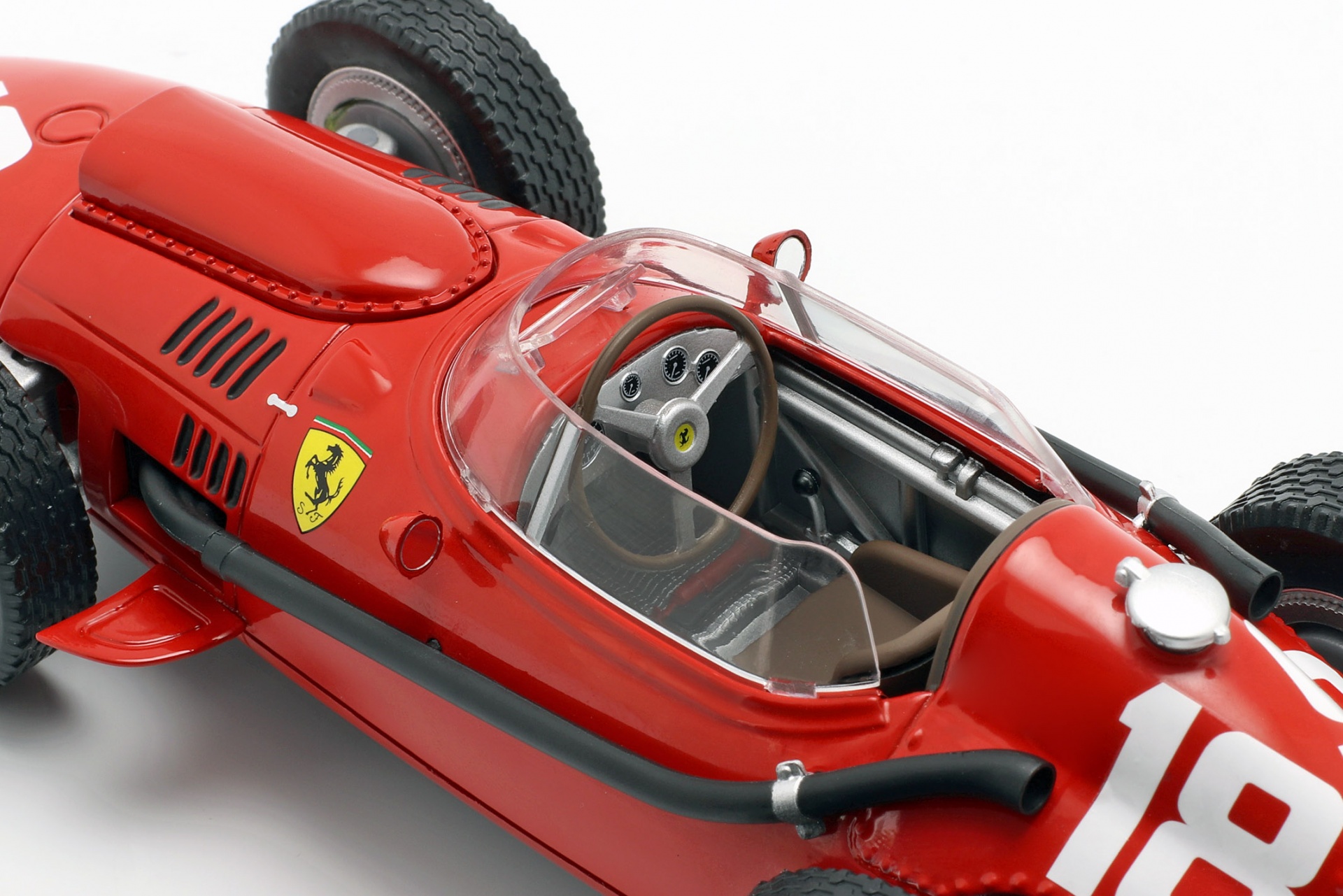 Phil Hill Ferrari Dino 246 #18 3rd Italian GP Formel 1 1958  