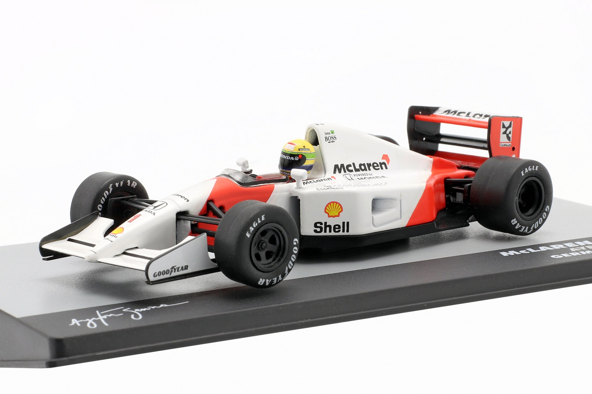 Ayrton Senna McLaren MP4/7 #1 2nd Deutschland GP Formel 1 1992  