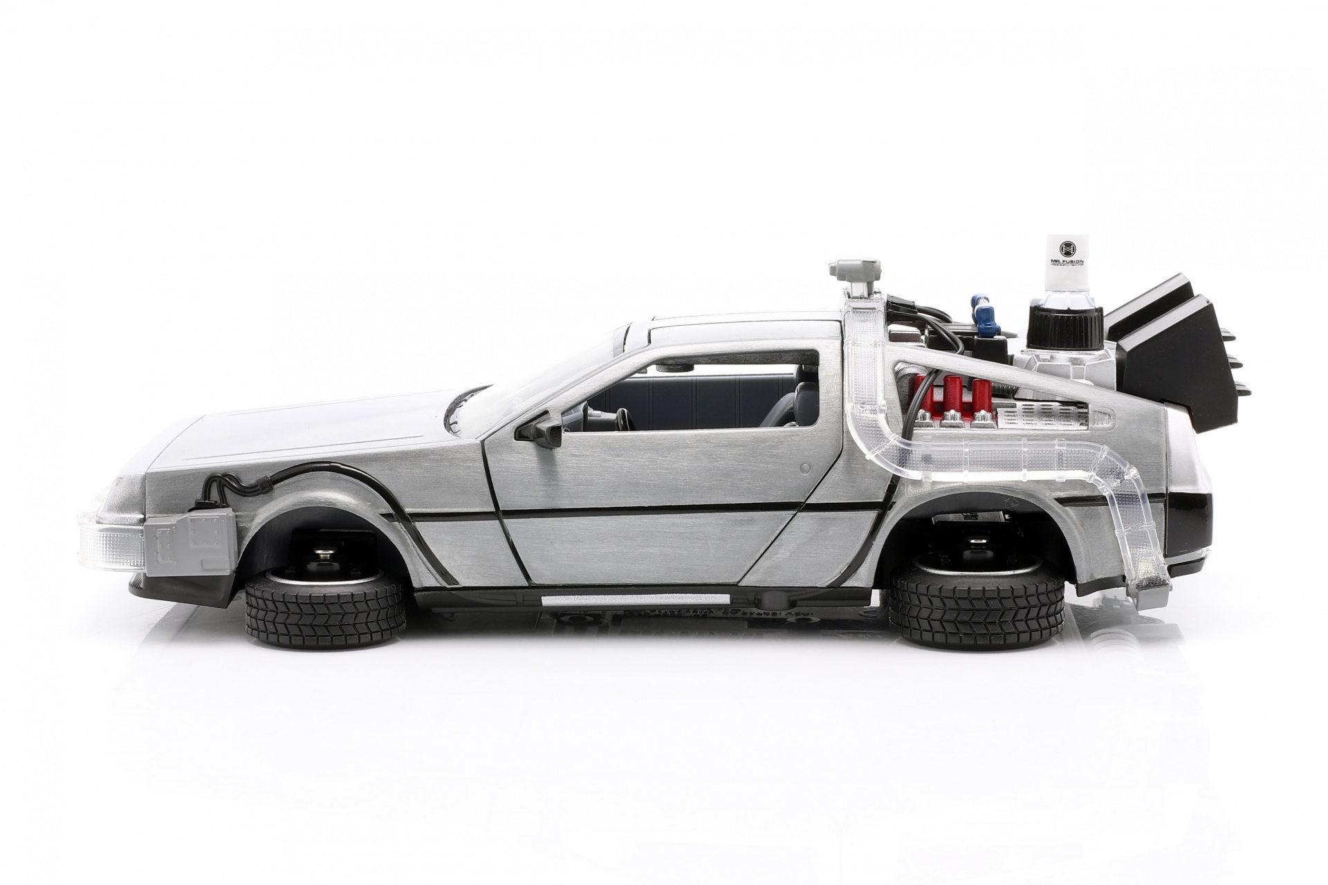 DeLorean Time Machine Flying Wheel Version Back to the Future II (1989) silber  Jada Toys