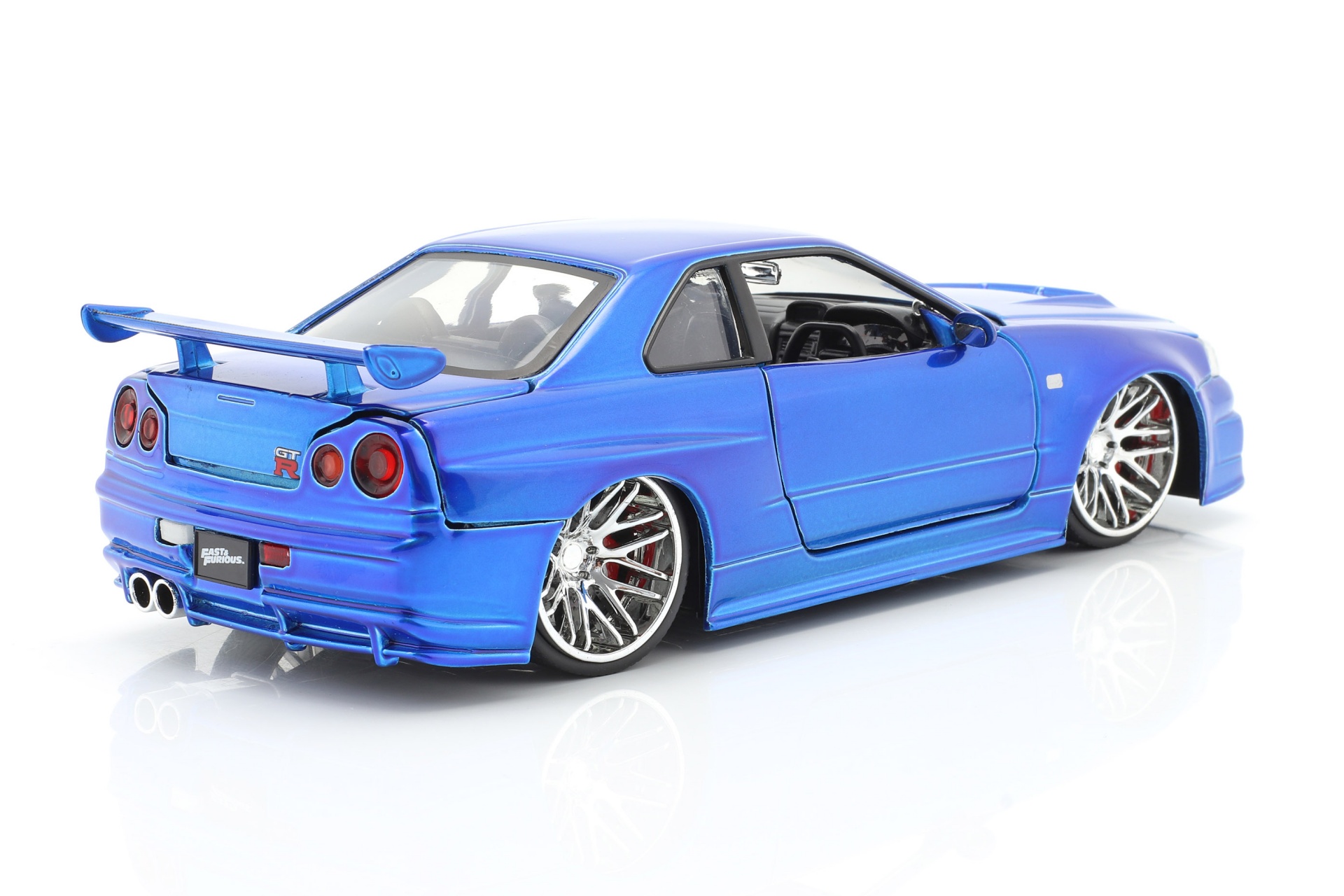 Brian&acute;s Nissan Skyline GT-R (R34) Fast and Furious blau  Jada Toys