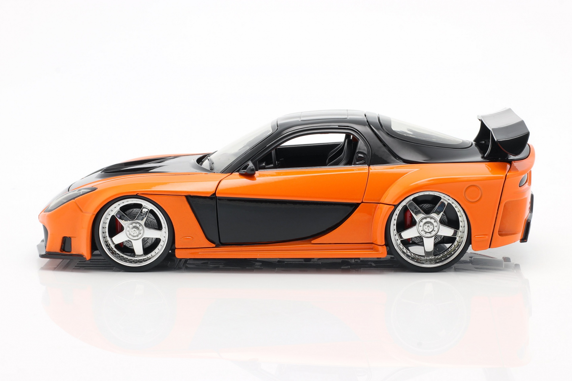 Han's Mazda RX-7 Fast & Furious Tokyo Drift (2006) orange / schwarz  Jada Toys