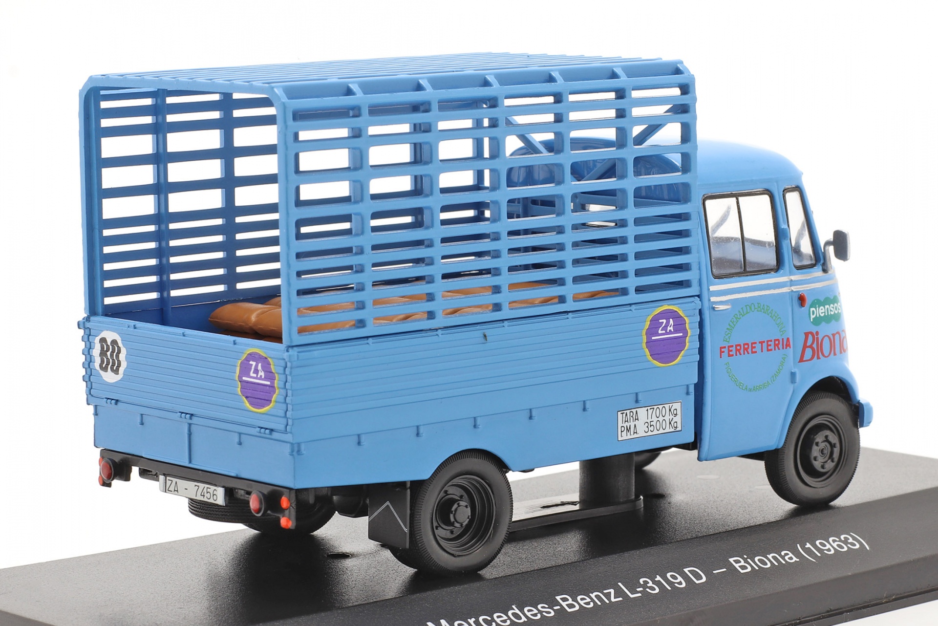 Mercedes-Benz L-319D Transporter Biona Baujahr 1963 blau  