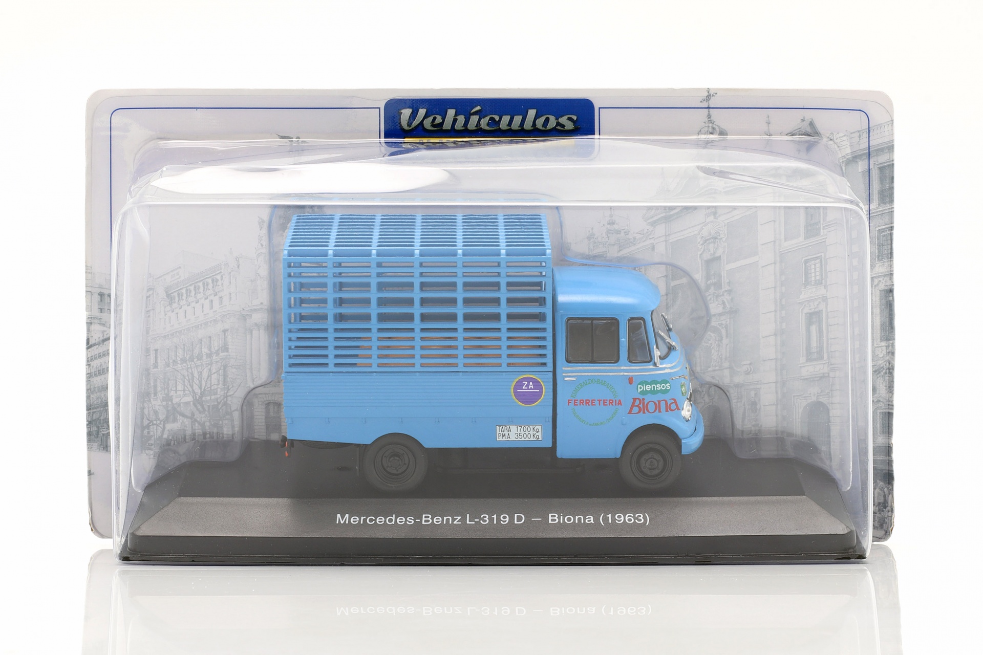 Mercedes-Benz L-319D Transporter Biona Baujahr 1963 blau  
