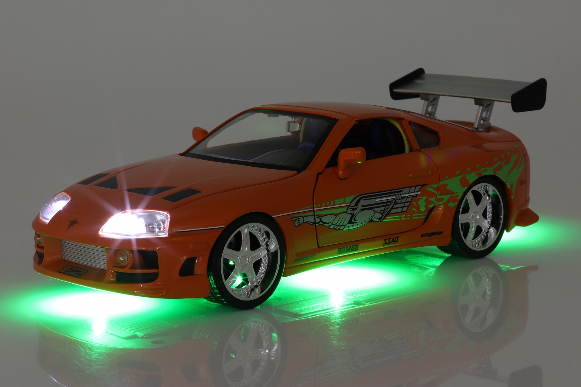 Brian's Toyota Supra 1995 Film Fast & Furious (2001) mit Figur  Jada Toys