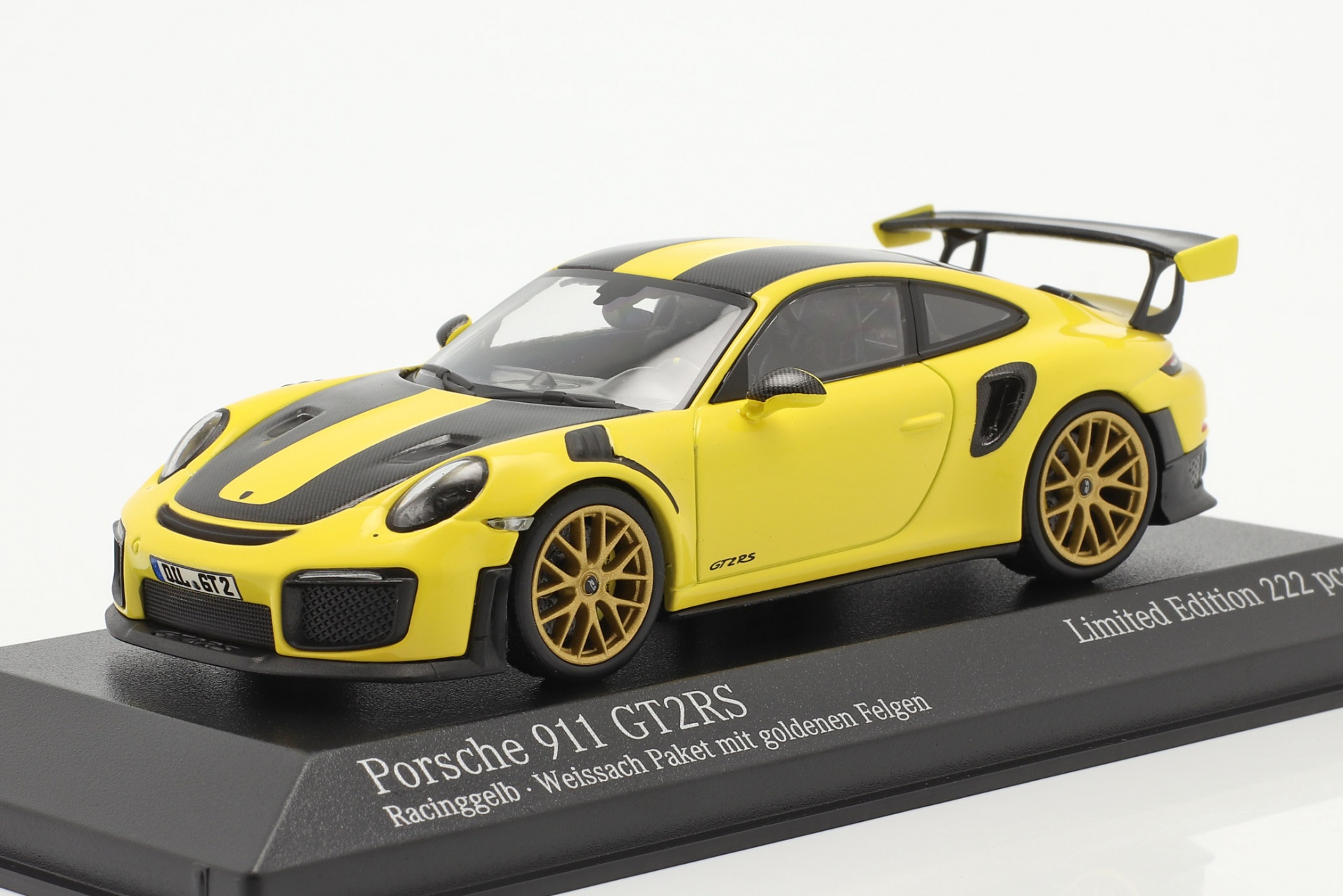 Porsche 911 (991 II) GT2 RS Weissach Package 2018 racing gelb  