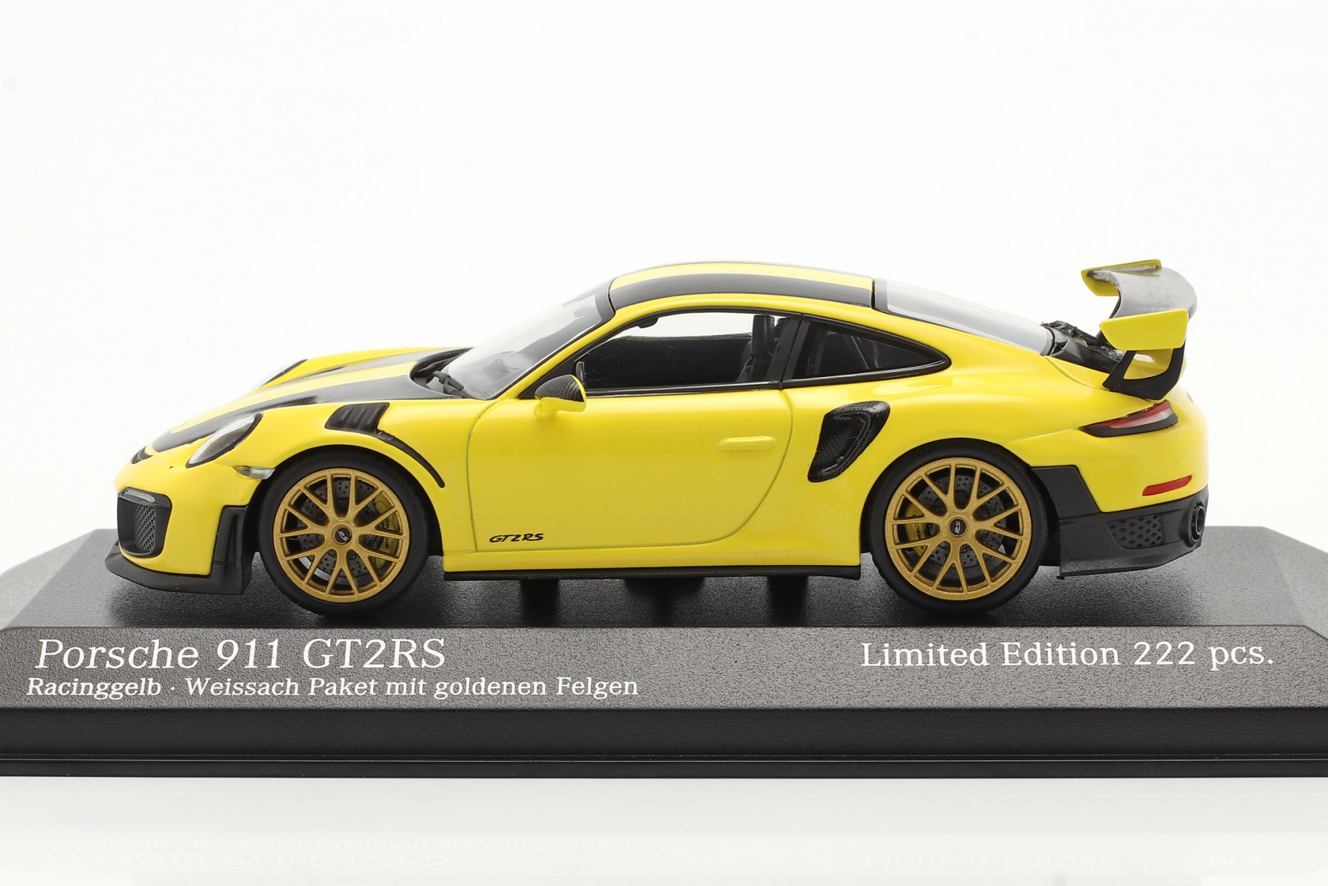 Porsche 911 (991 II) GT2 RS Weissach Package 2018 racing gelb  