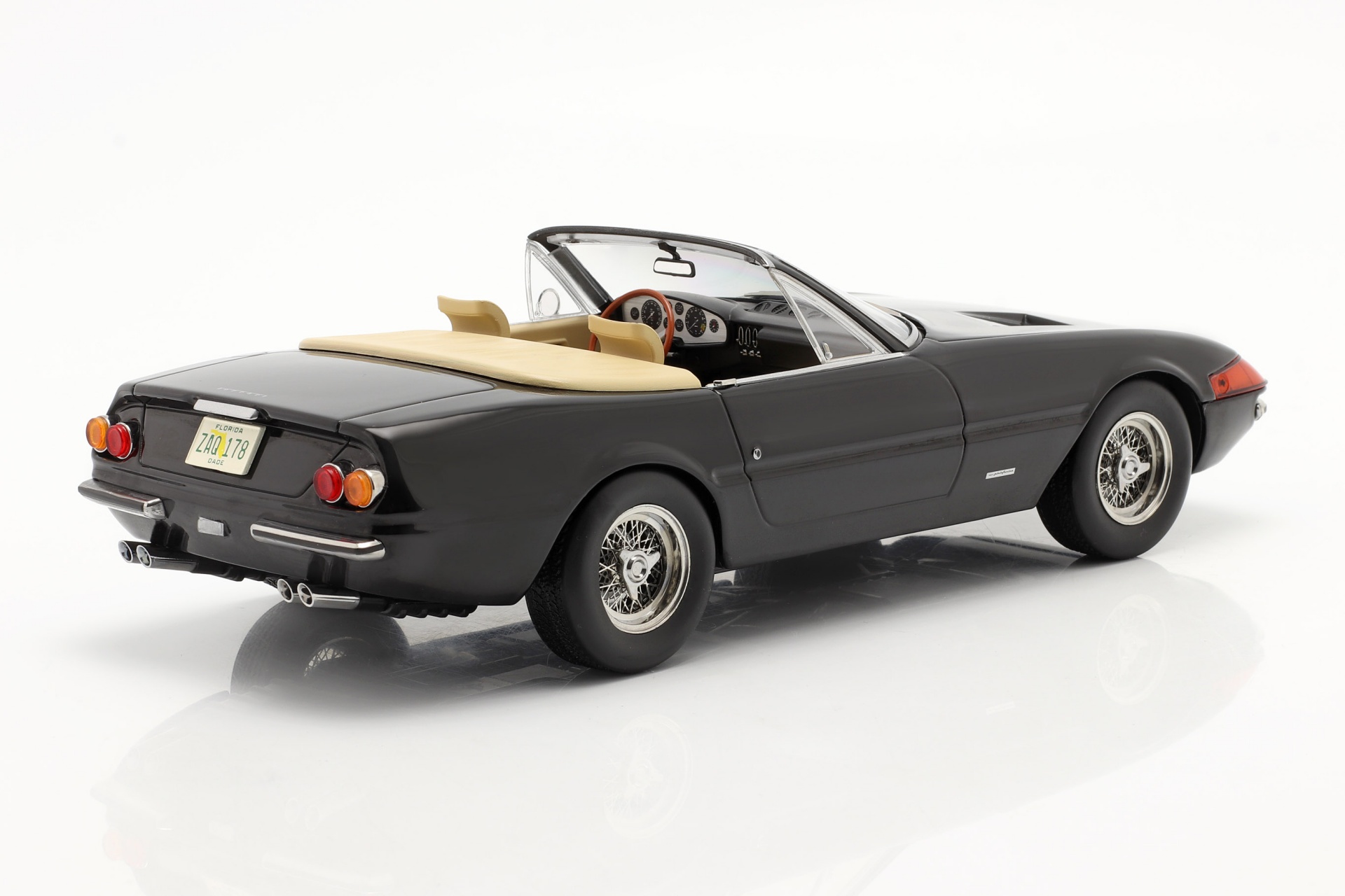 Ferrari 365 GTB/4 Daytona Cabriolet 1. Serie US-Version 1969 schwarz  