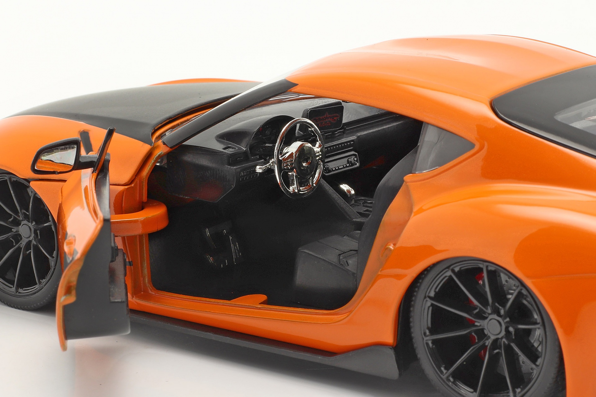 Han's Toyota GR Supra Fast & Furious 9 (2021) orange / schwarz  Jada Toys