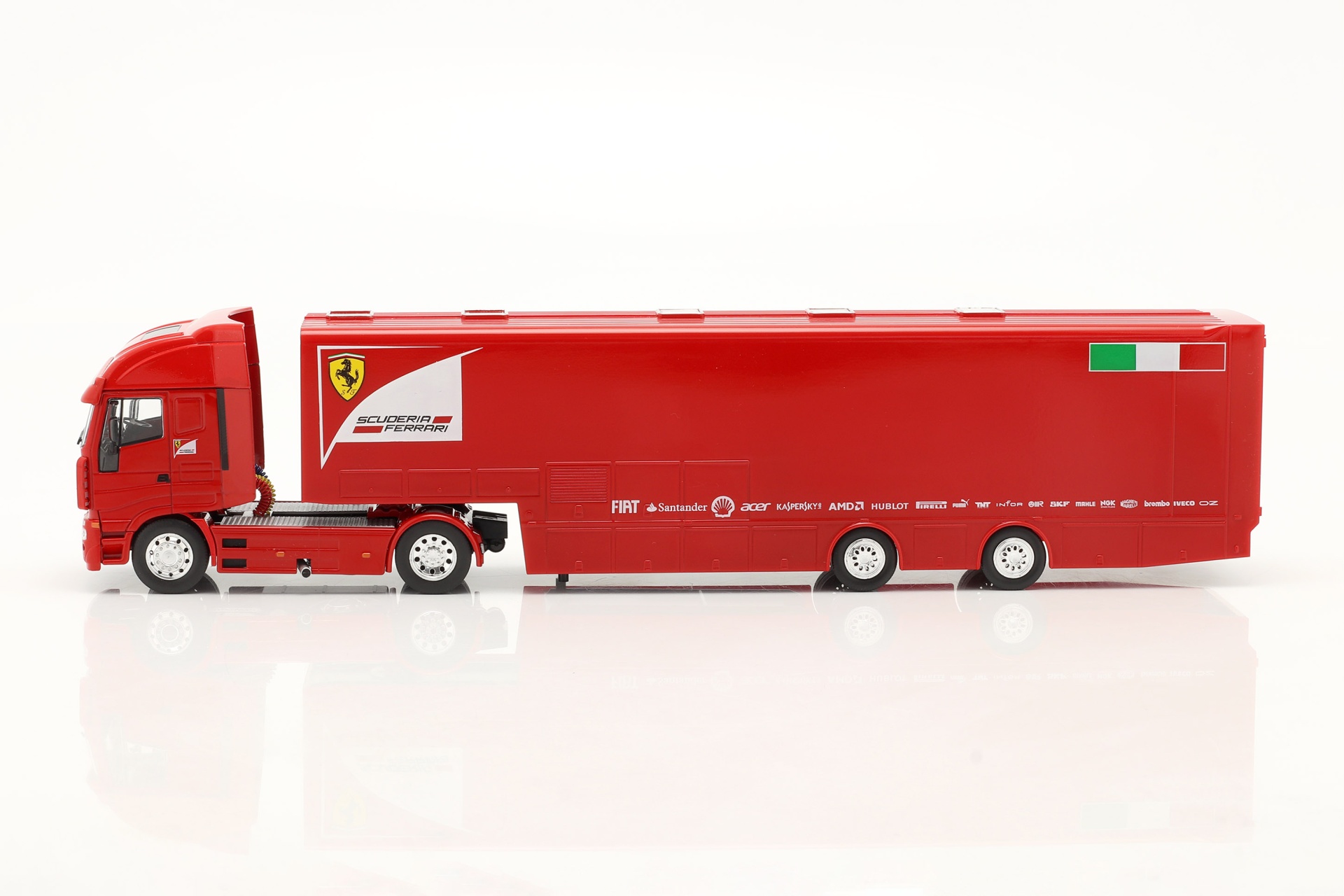 Iveco Stralis Renntransporter Scuderia Ferrari rot  