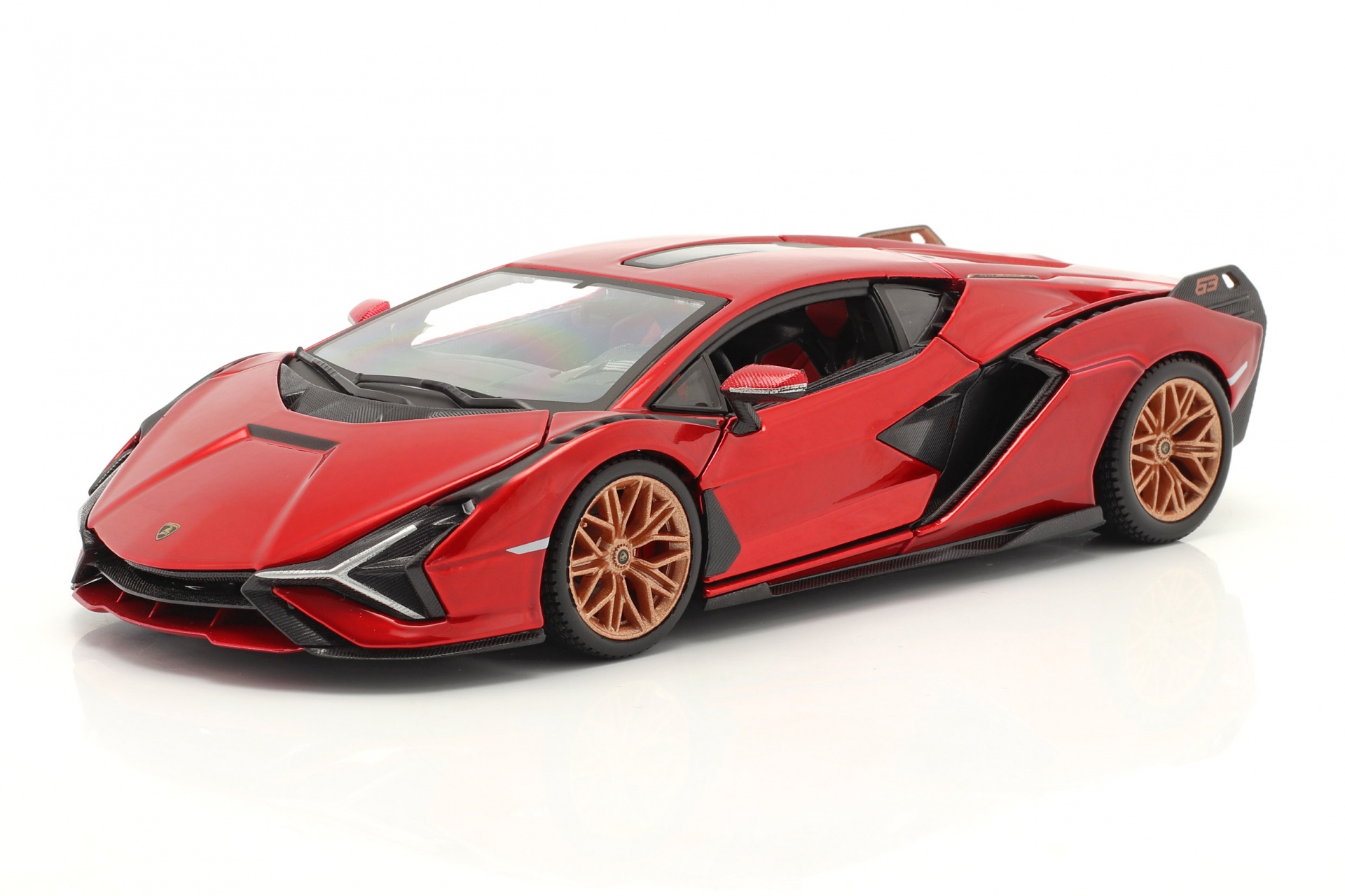 Lamborghini Sian FKP 37 Baujahr 2019 rot / schwarz  
