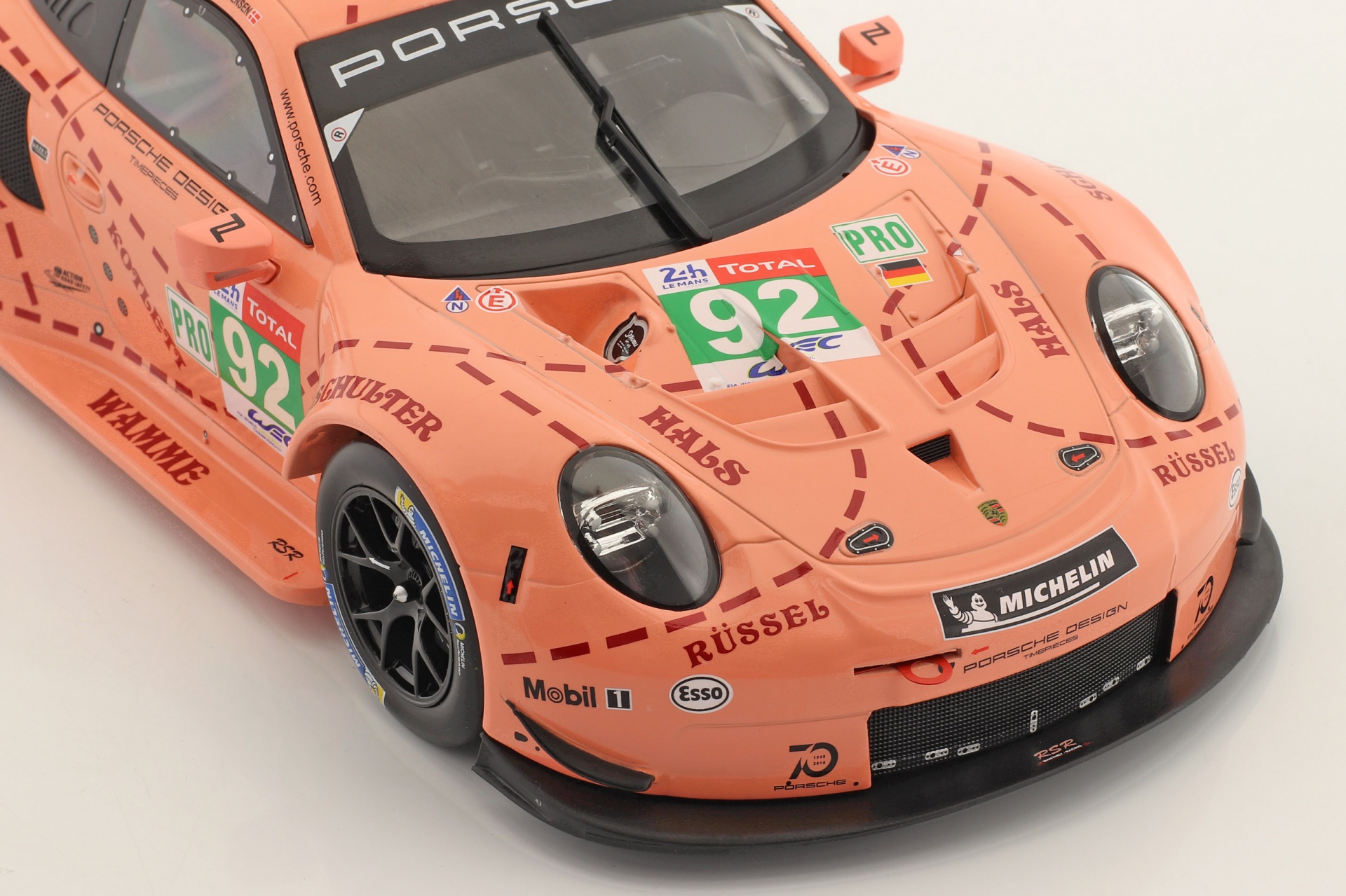 Porsche 911 (991) RSR #92 Sieger LMGTE-Klasse  24h LeMans 2018 Pink Pig  