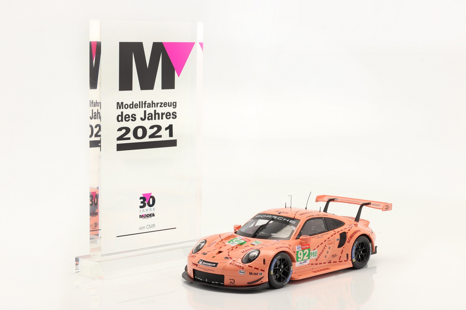 Porsche 911 (991) RSR #92 Sieger LMGTE-Klasse  24h LeMans 2018 Pink Pig  