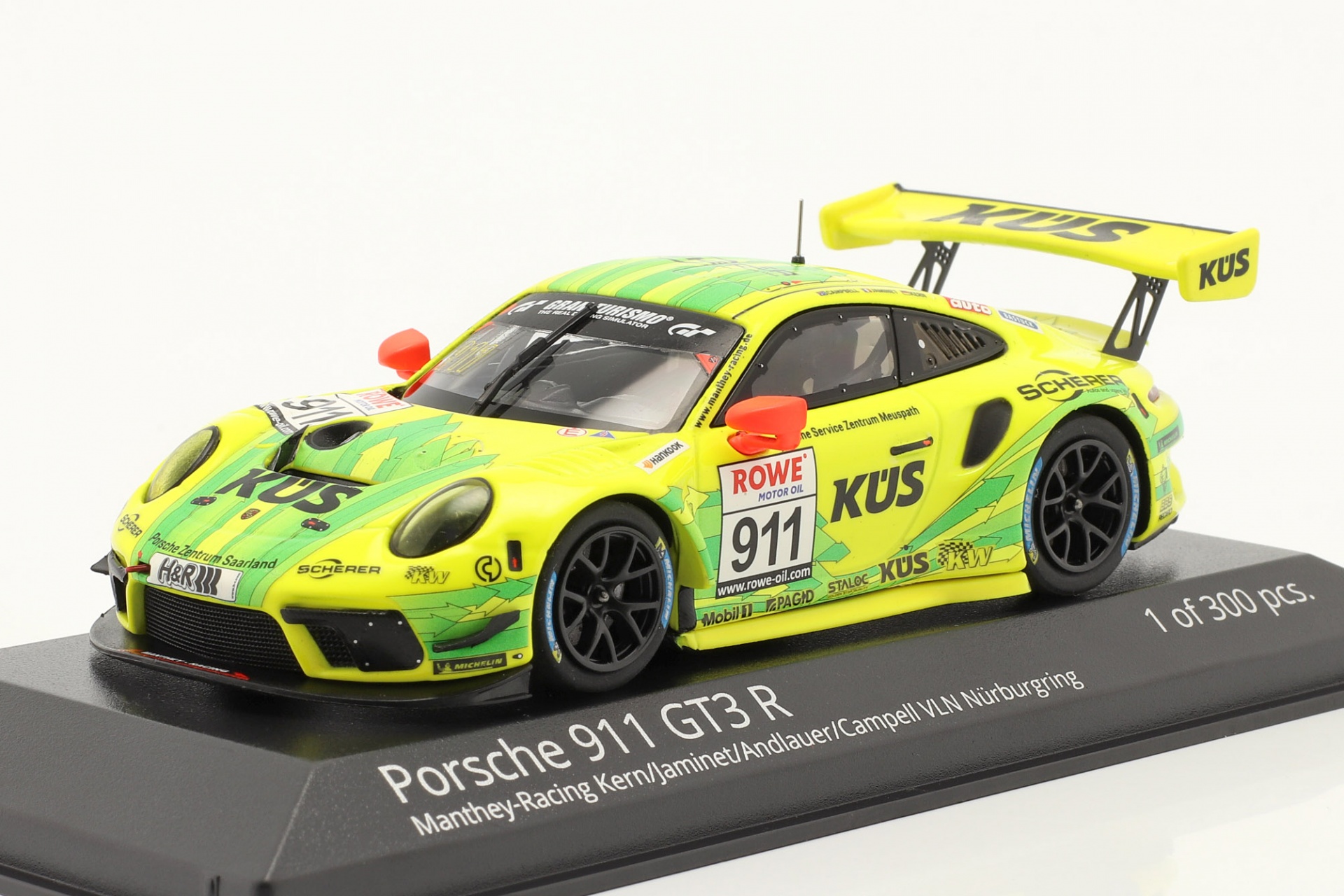 Porsche 911 GT3 R #911 VLN N&uuml;rburgring 2020 Manthey Grello  