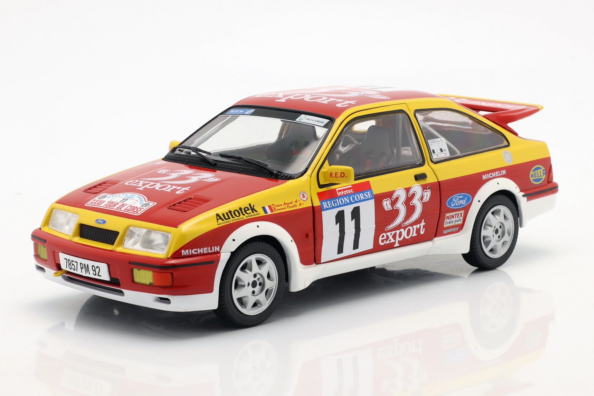 Ford Sierra RS Cosworth #11 Rallye Tour de Corse 1987 Auriol, Occelli  