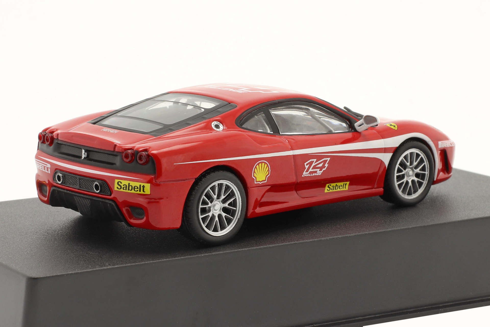 Ferrari F430 Challenge #14 Baujahr 2006 mit Vitrine rot / wei&szlig;  