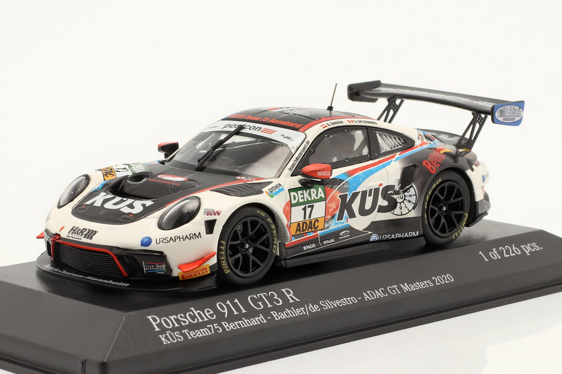 Porsche 911 GT3 R #17 ADAC GT Masters 2020 Team75 Bellof Tribute  