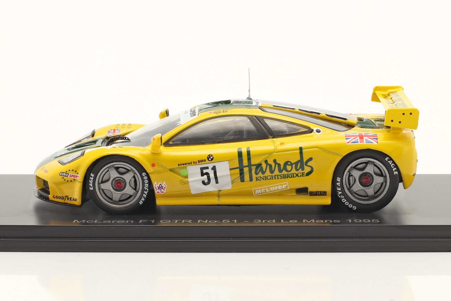 McLaren F1 GTR #51 3rd 24h LeMans 1995 Wallace, Bell, Bell  