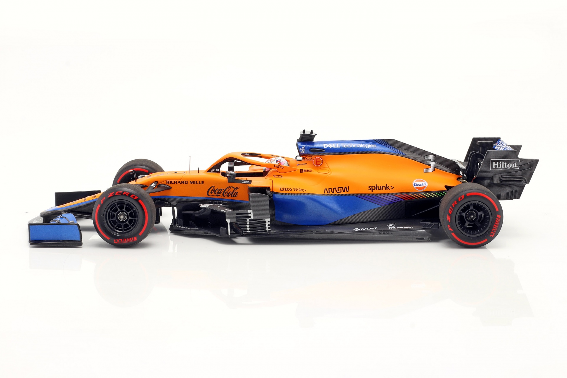 Daniel Ricciardo McLaren MCL35M #3 7th Bahrain GP Formel 1 2021  