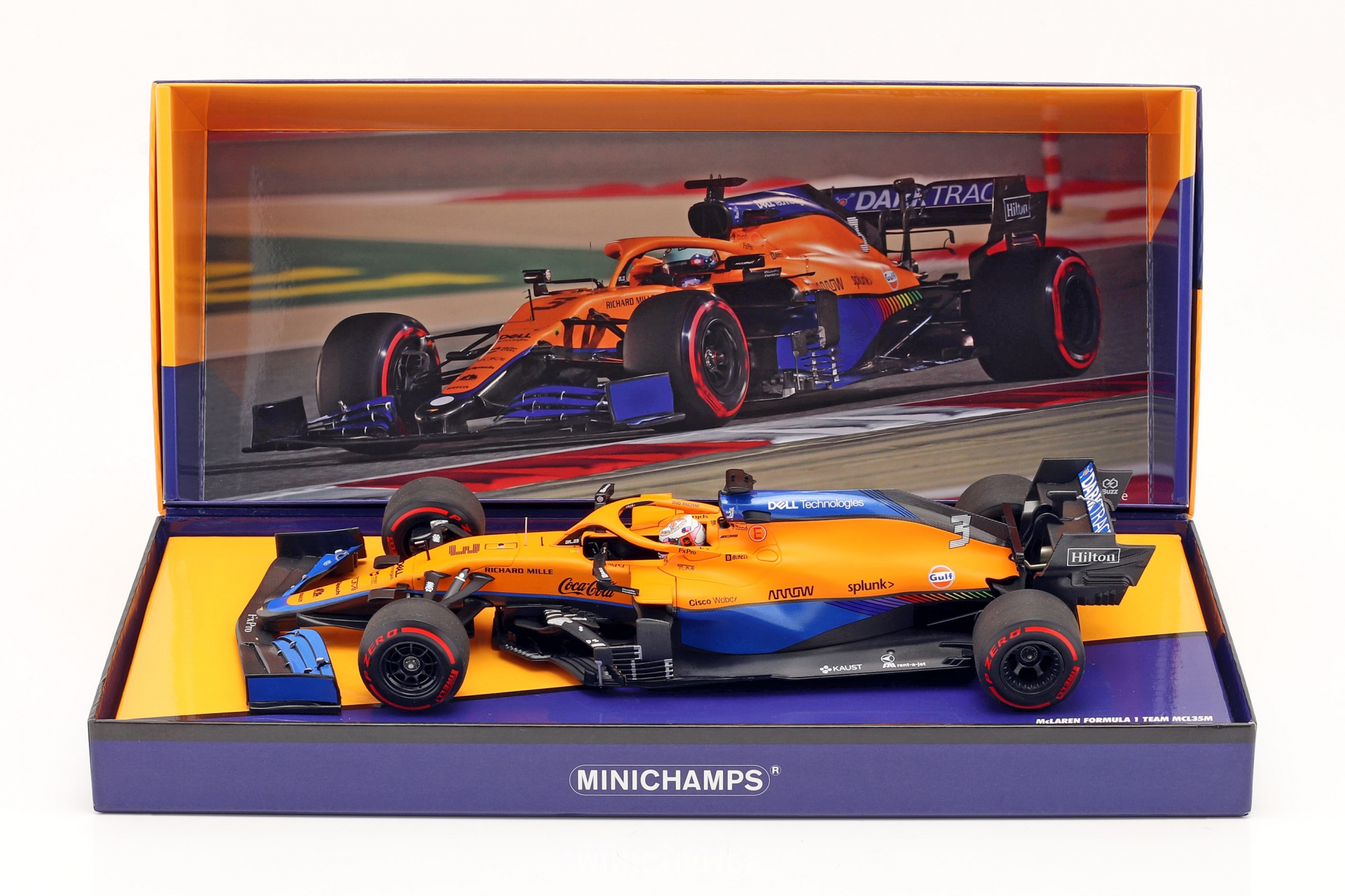 Daniel Ricciardo McLaren MCL35M #3 7th Bahrain GP Formel 1 2021  