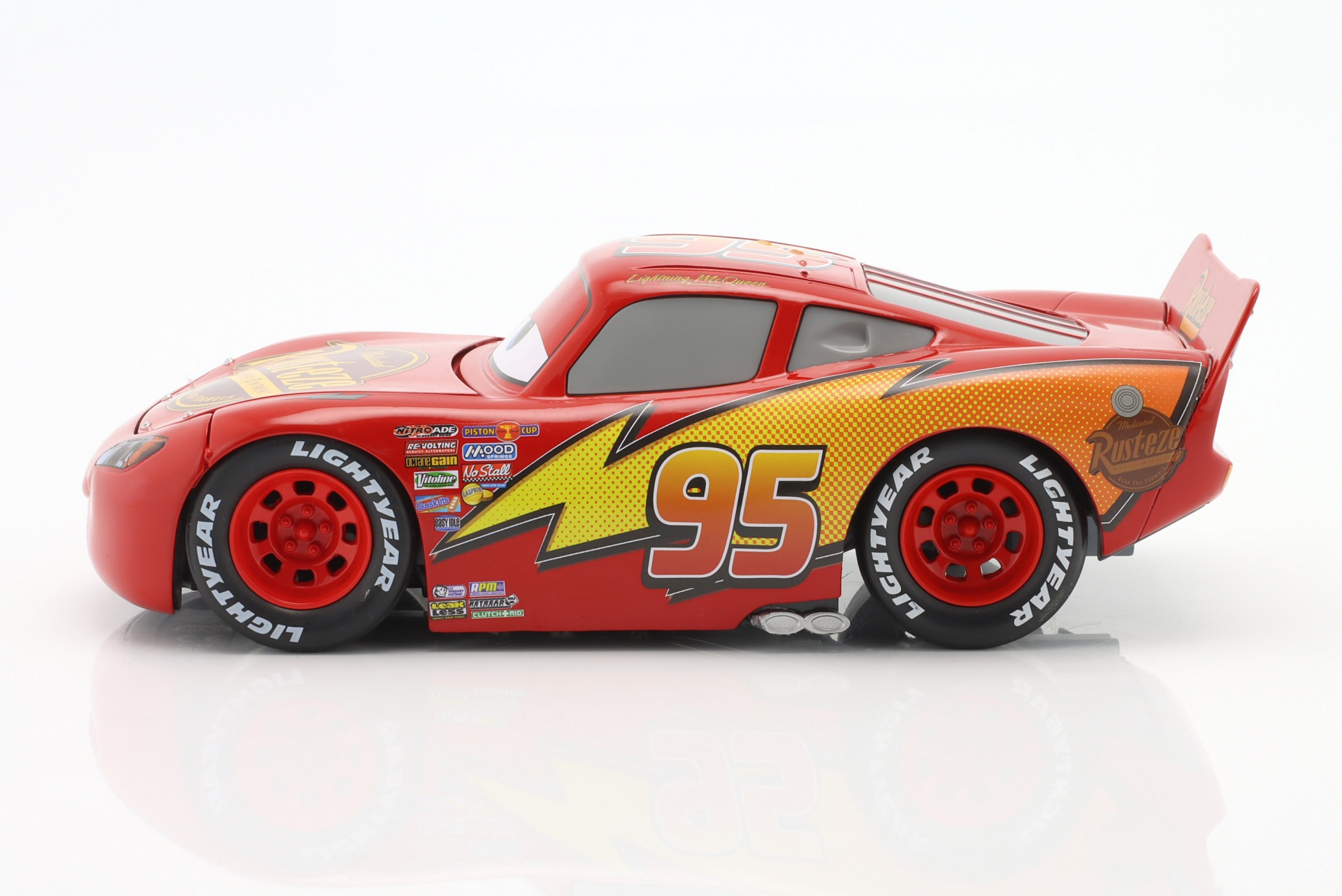 Lightning McQueen #95 Disney Film Cars rot  Jada Toys
