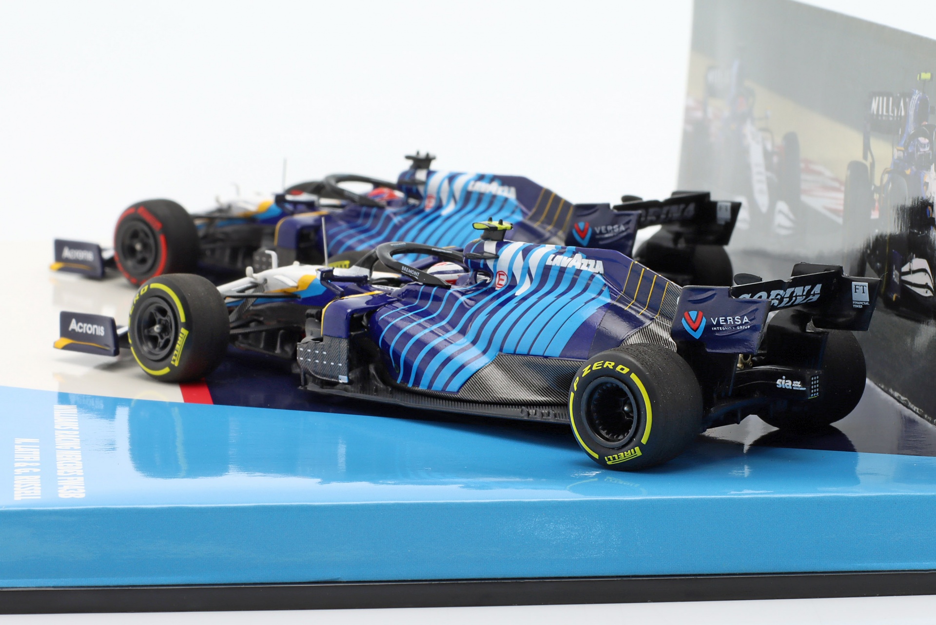 Russell #63 & Latifi #6 2-Car Set Williams FW43B Formel 1 2021  