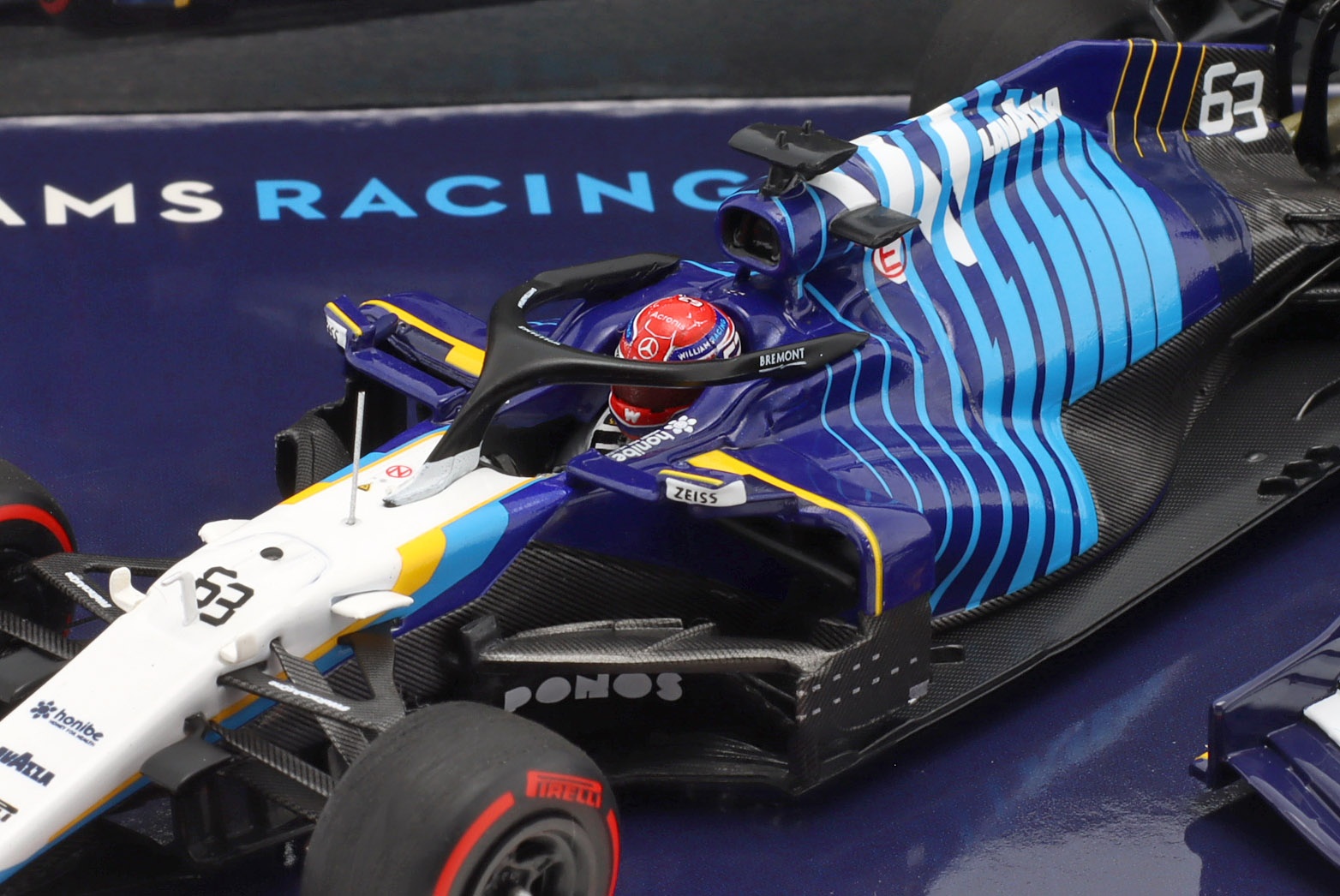 Russell #63 & Latifi #6 2-Car Set Williams FW43B Formel 1 2021  