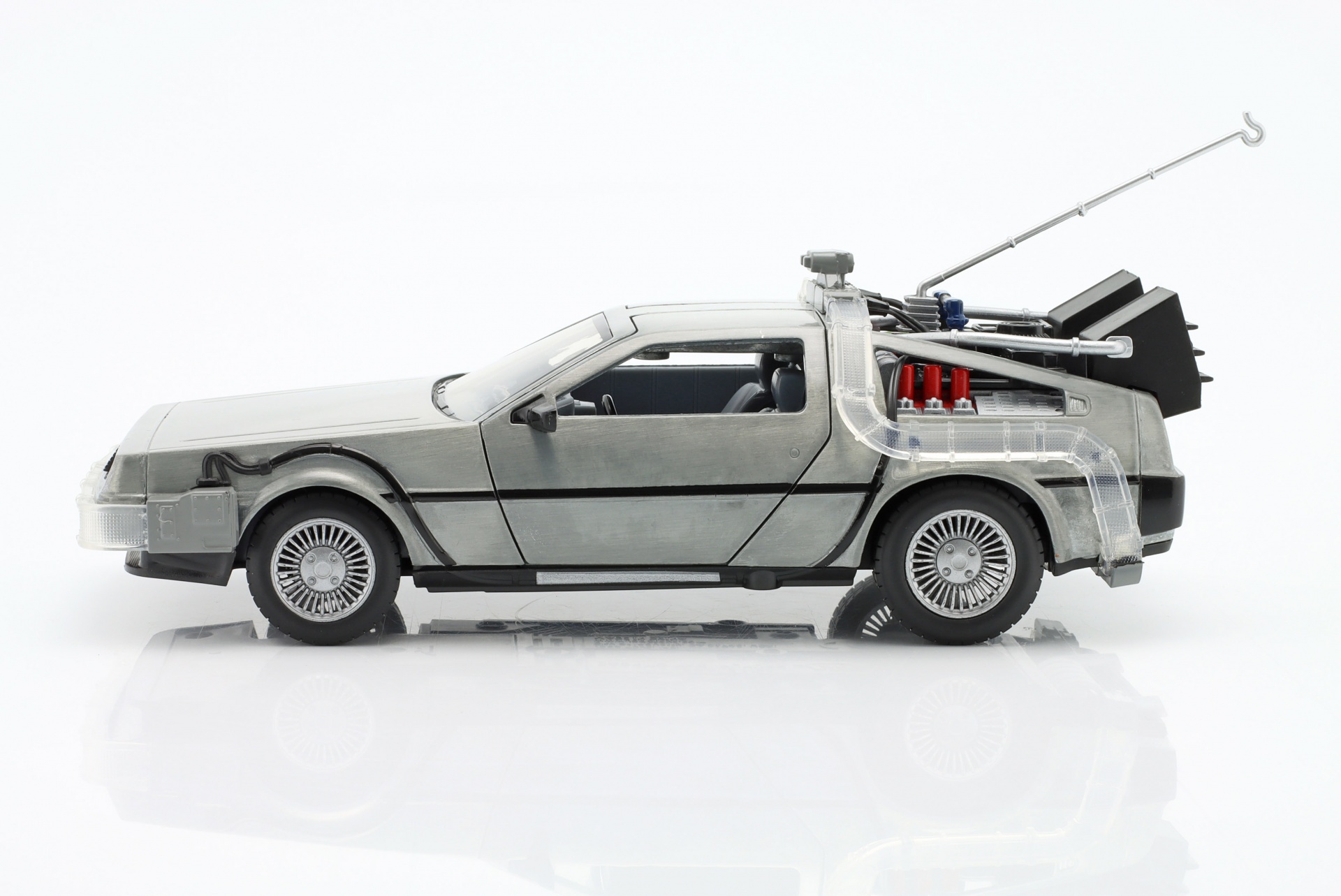 DeLorean Time Machine Back to the Future (1985) silbergrau  Jada Toys