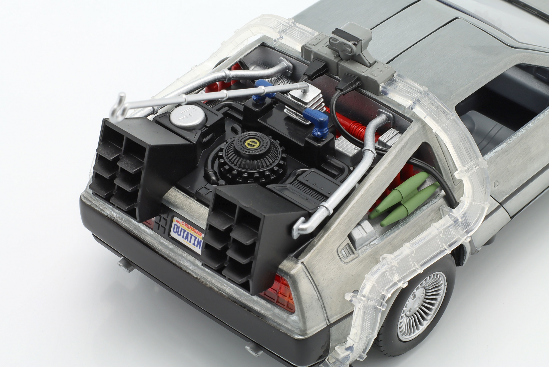 DeLorean Time Machine Back to the Future (1985) silbergrau  Jada Toys