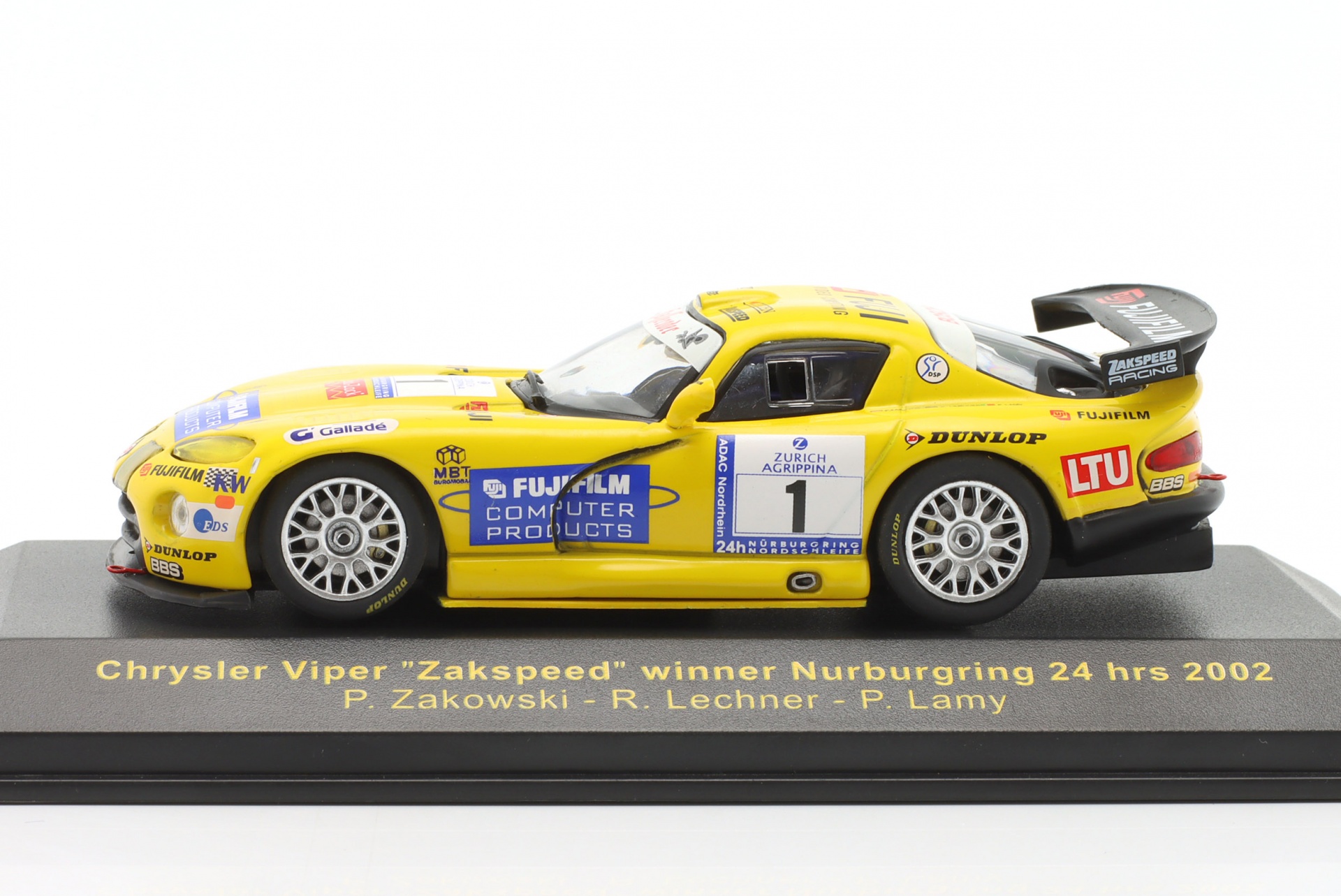 Chrysler Viper GTS-R #1 Sieger 24h N&uuml;rburgring 2002 Zakspeed Racing  