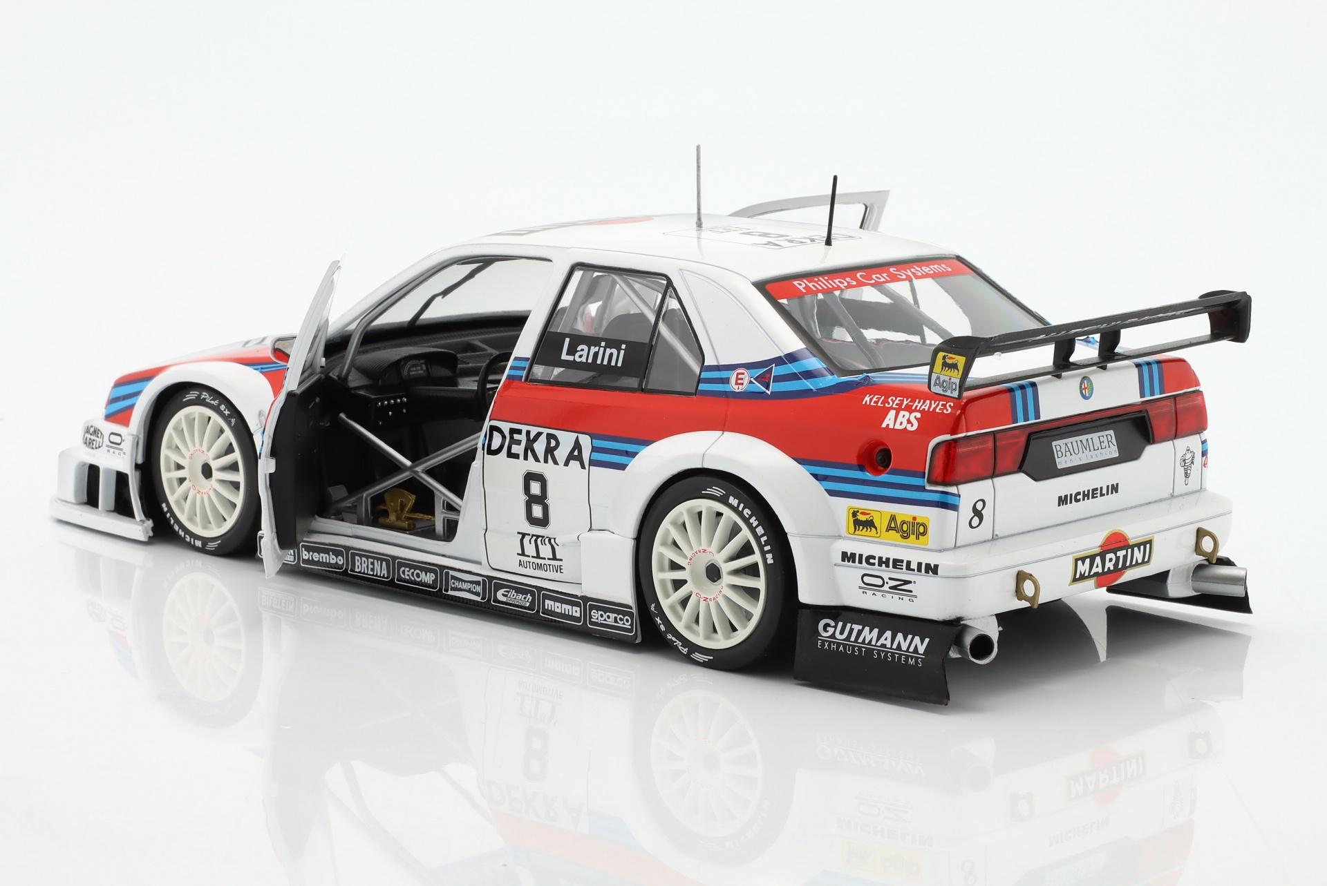 Nicola Larini #8 Alfa Romeo 155 V6 TI Martini Racing DTM / ITC 1995  