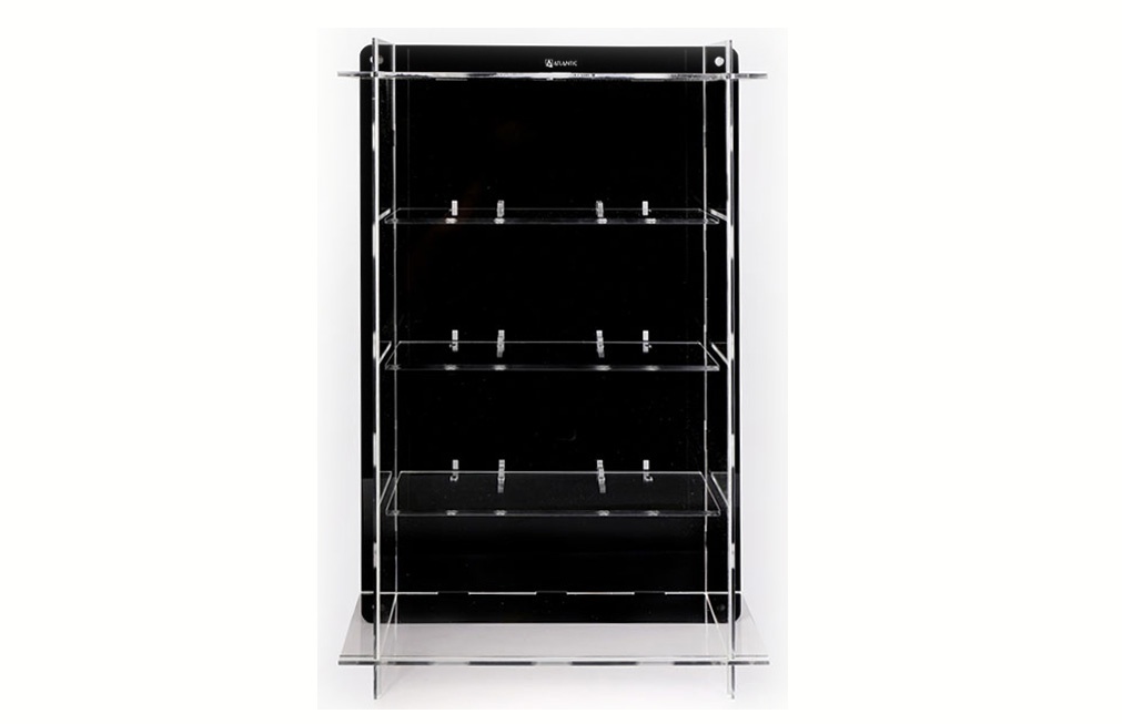 Hochwertige Acryl Vitrine Multicase f&uuml;r 4 Modellautos im Ma&szlig;stab  